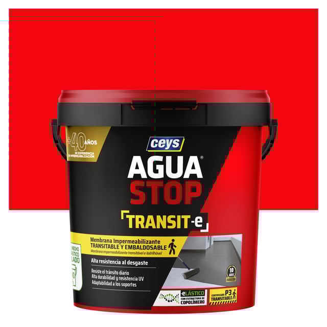 Membrana de poliuretano CEYS 5Kg rojo