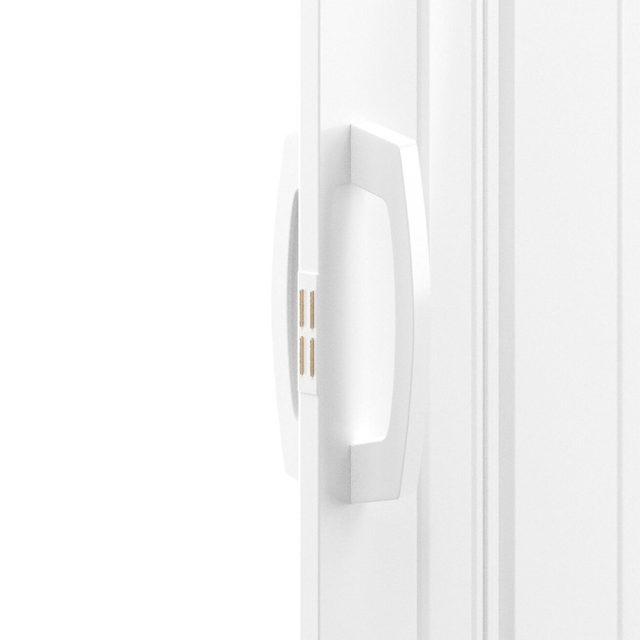 Porta de fole em PVC Artens 85x205 cm branco mate Primeiro Preço - 8