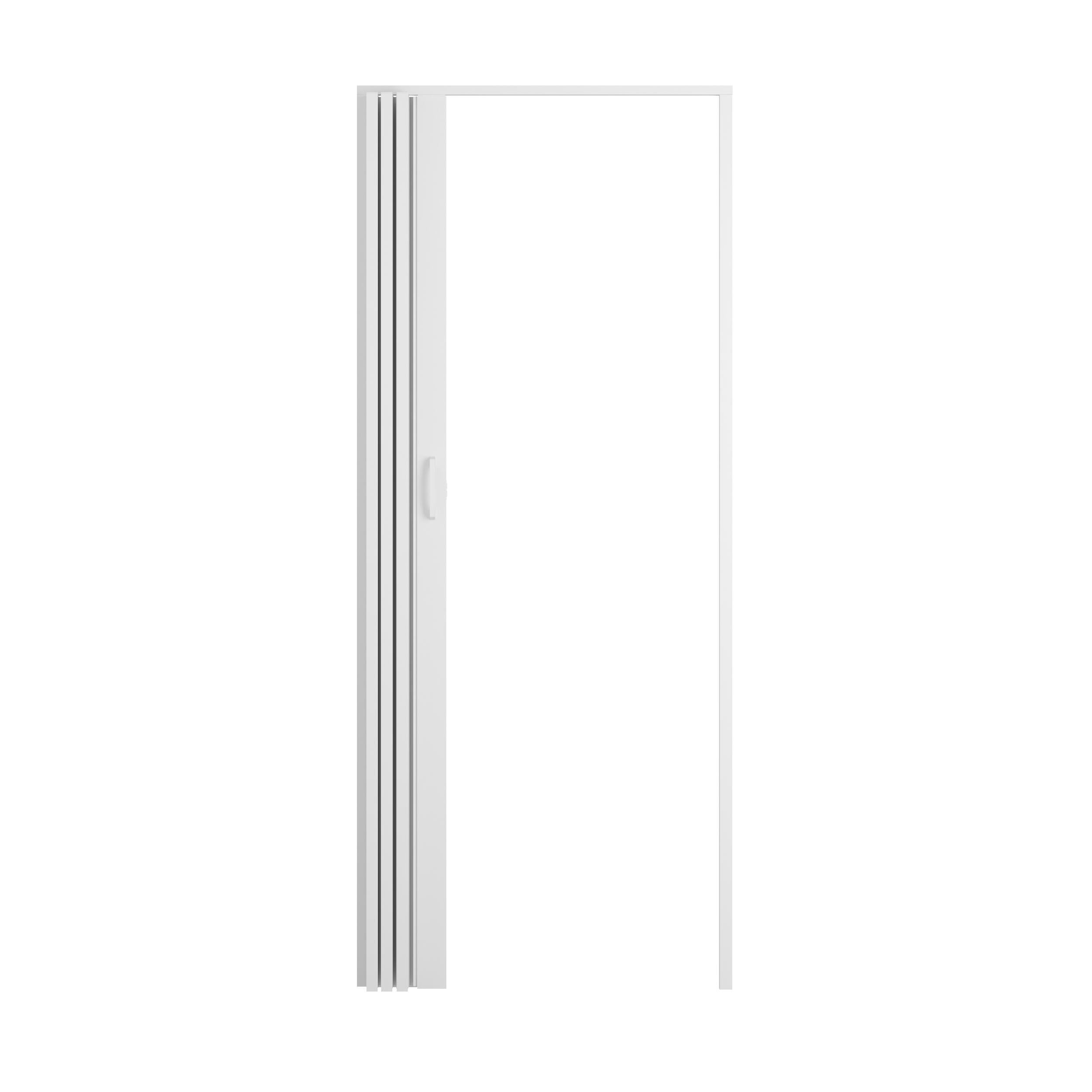 Porta de fole em PVC Artens 85x205 cm branco mate - 2