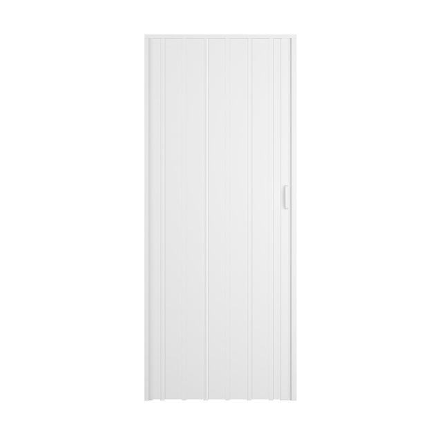 Porta de fole em PVC Artens 85x205 cm branco mate