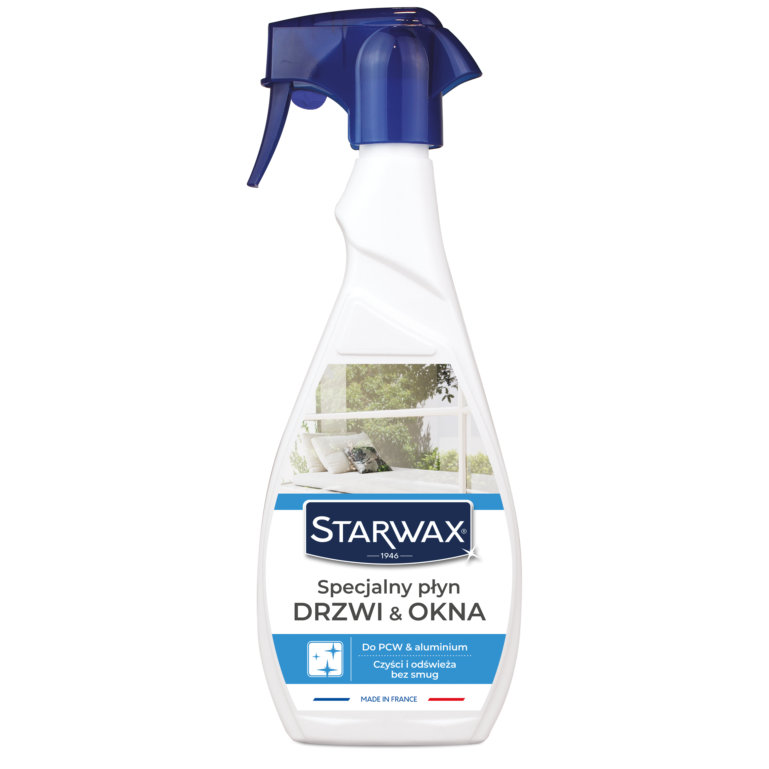 Środek do czyszczenia DRZWI &amp; OKNA z PCV i aluminium 0.5 l STARWAX