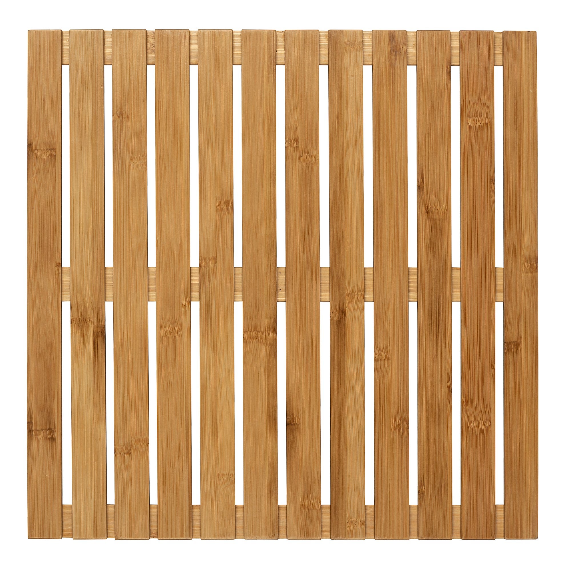 Tarima baño rectangular marrón 50x 50 cm