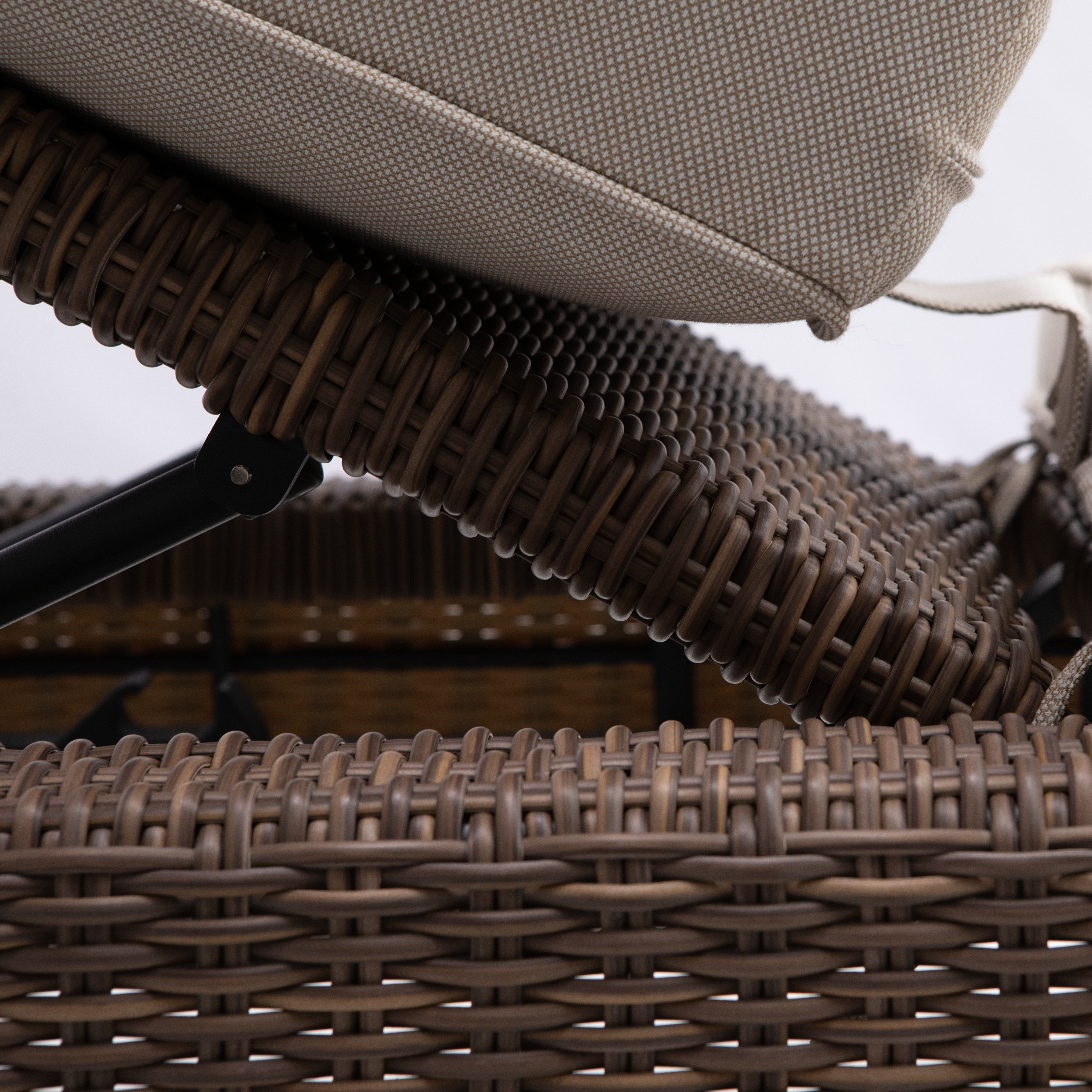 Leżak ogrodowy Nerea aluminiowo-rattanowy Naterial - 14