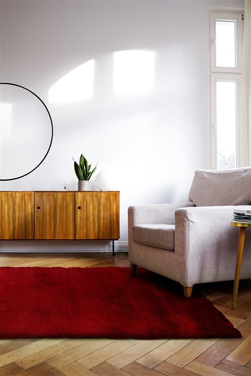 Tappeto Carezza in poliestere, L 230 x L 160 cm, rosso - 2