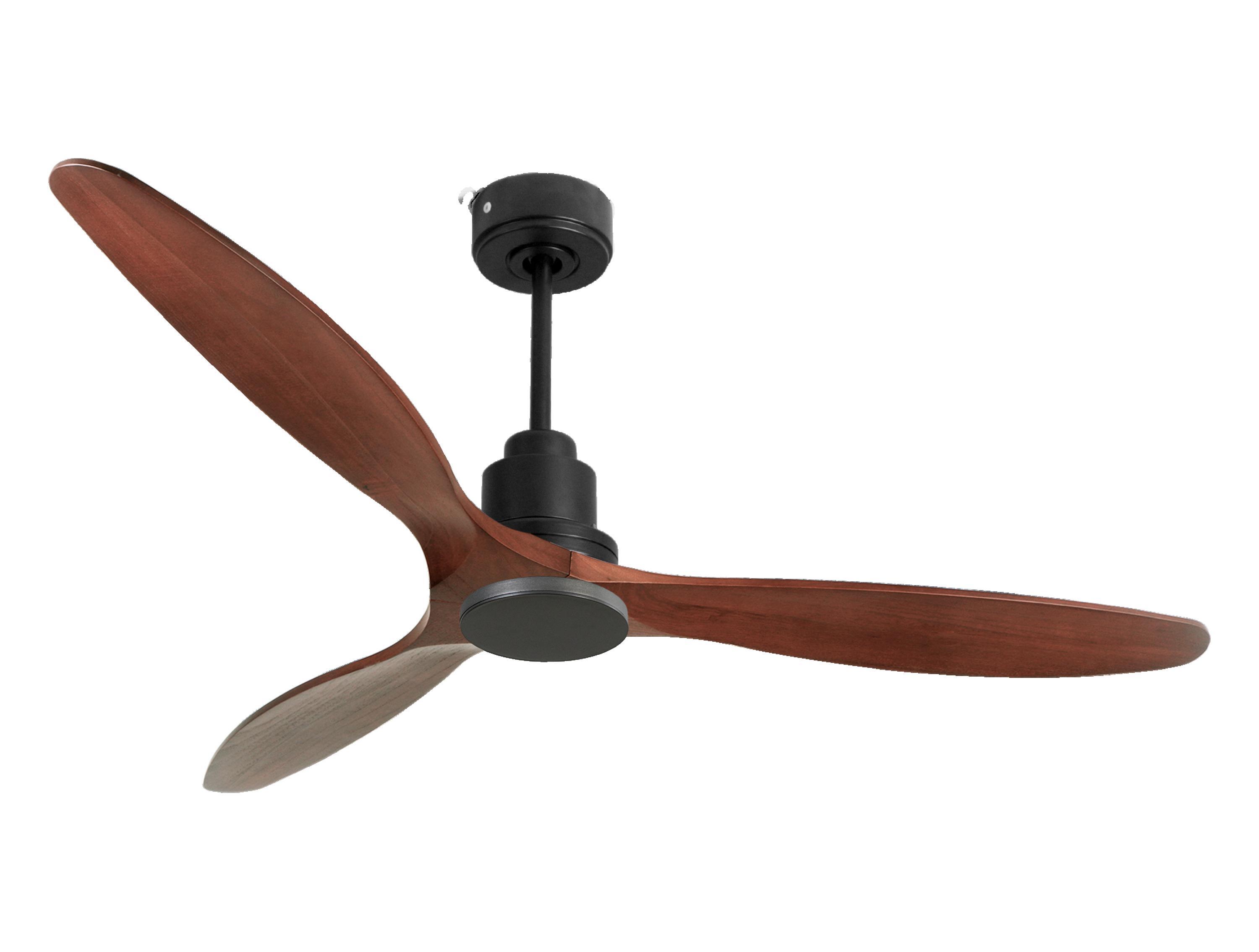 Ventilador de techo sin luz motor dc lima d166 05 31 klassfan negro 166 cm