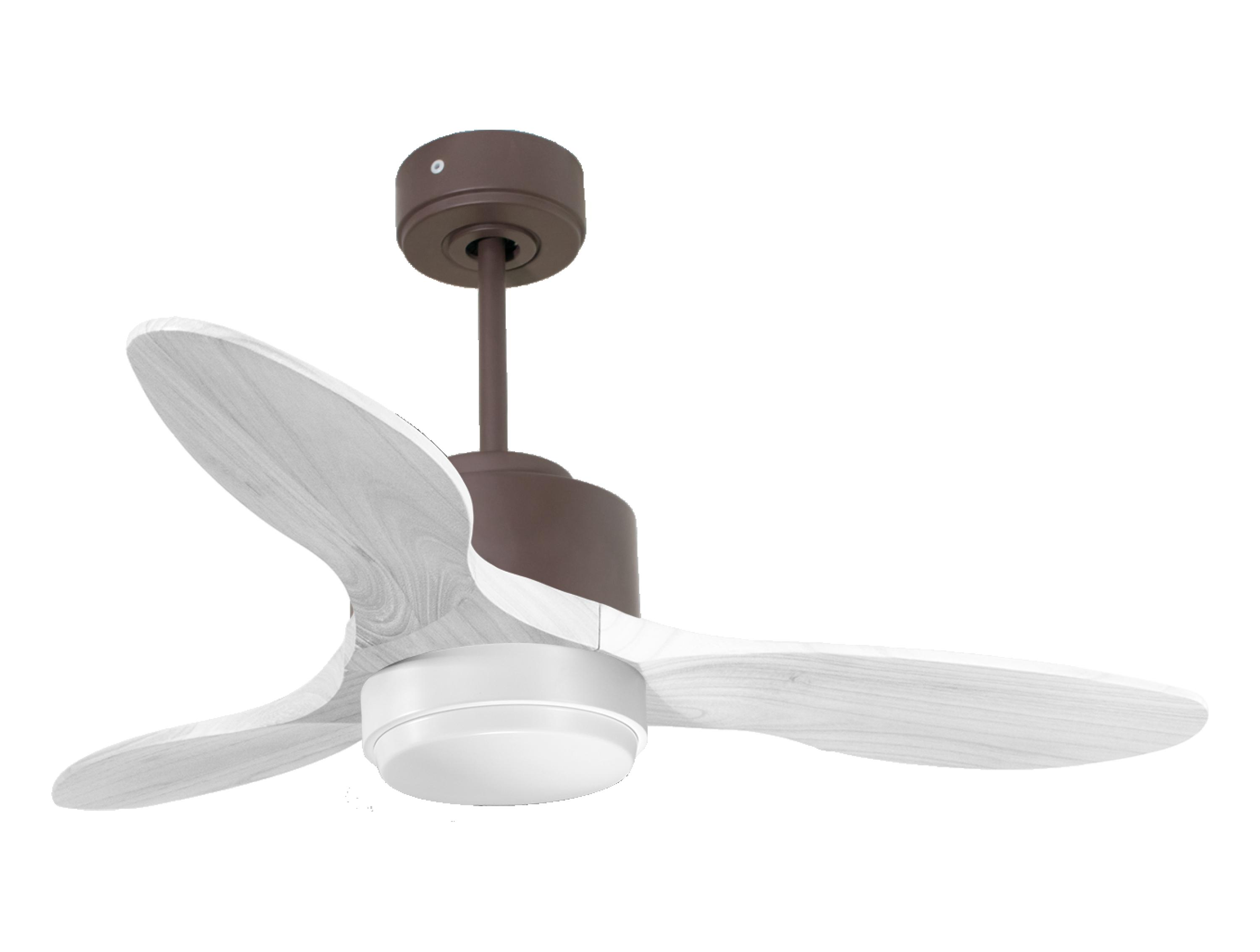 Ventilador de techo con luz motor dc lima d106 02 14 12 klassfan blanco 106 cm