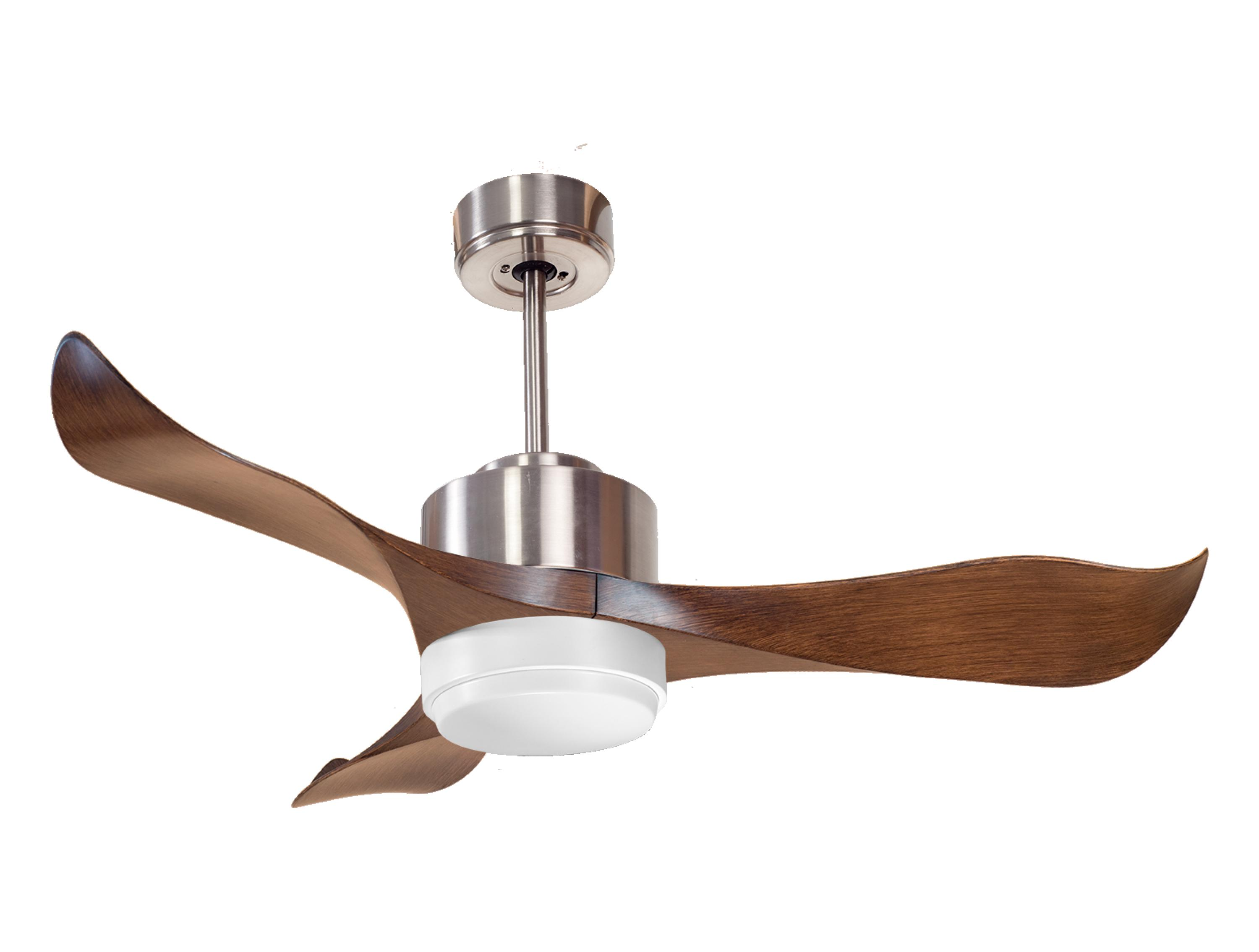Ventilador de techo con luz motor dc alaska d106 03 17 12 klassfan plata 106 cm