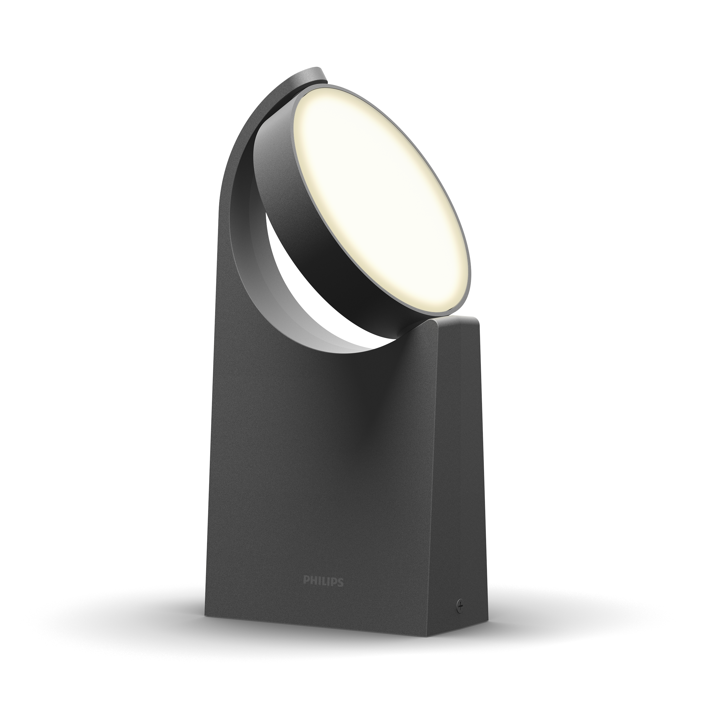 Sobremuro exterior led philips negro 7w blanco neutro