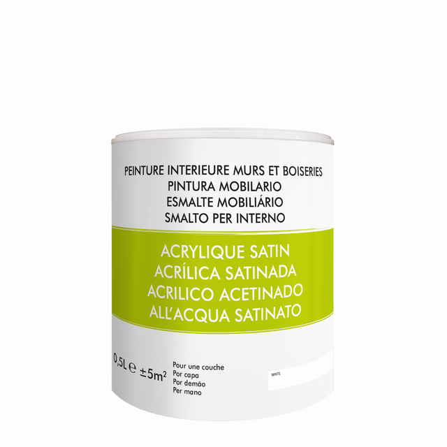 Esmlate interior madeira 0.5 L acetinado White Luxens