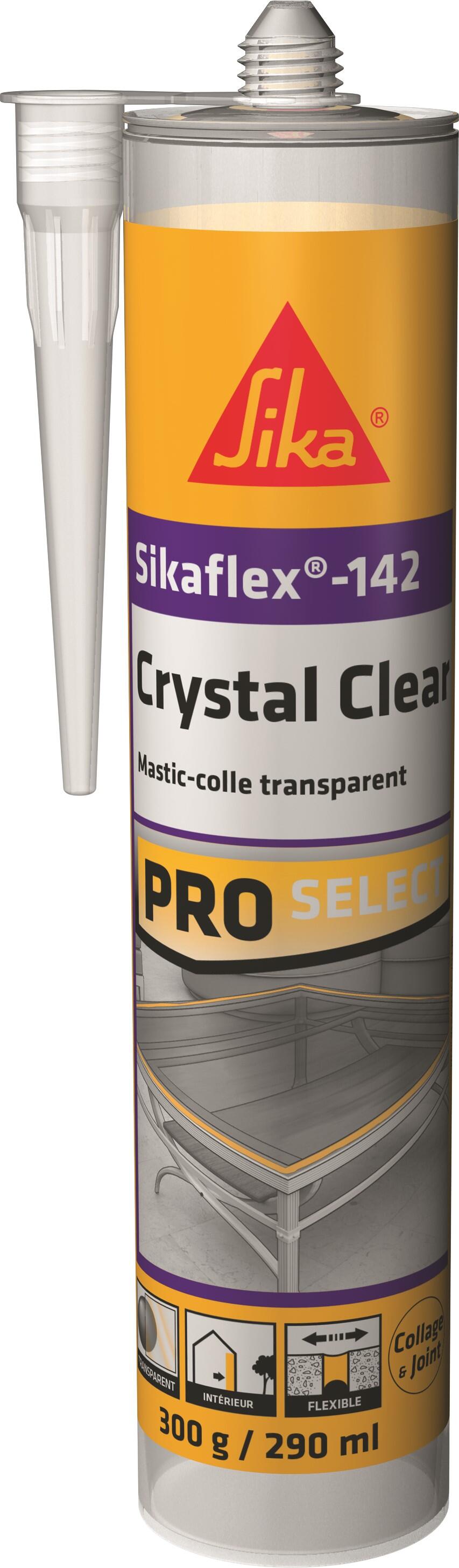 MASTIC COLLE MULTI USAGE TRANSPAREN SIKA - 5