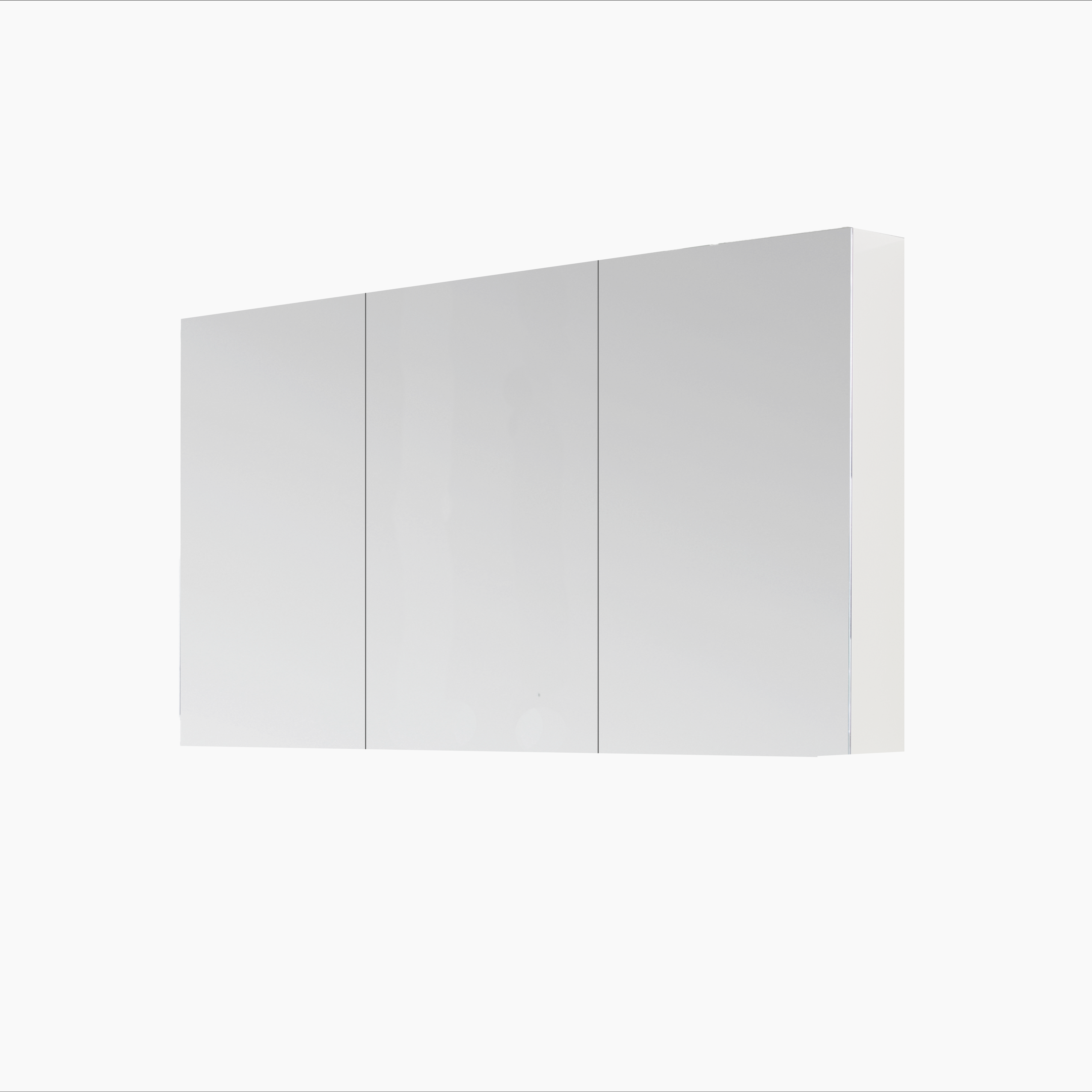 Espejo camerino 100 cm 3 puertas blanco