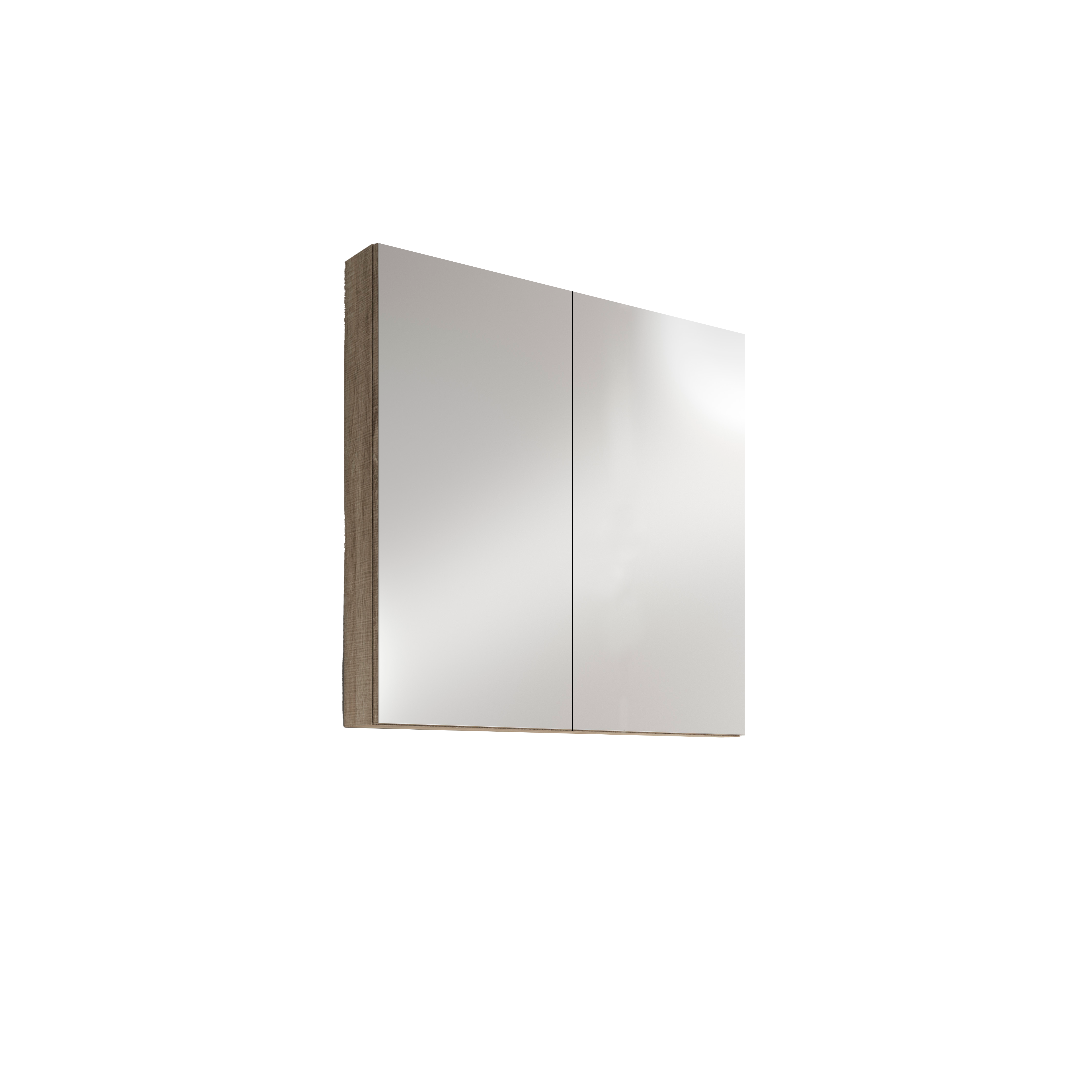 Espejo camerino 60 cm 2 puertas roble