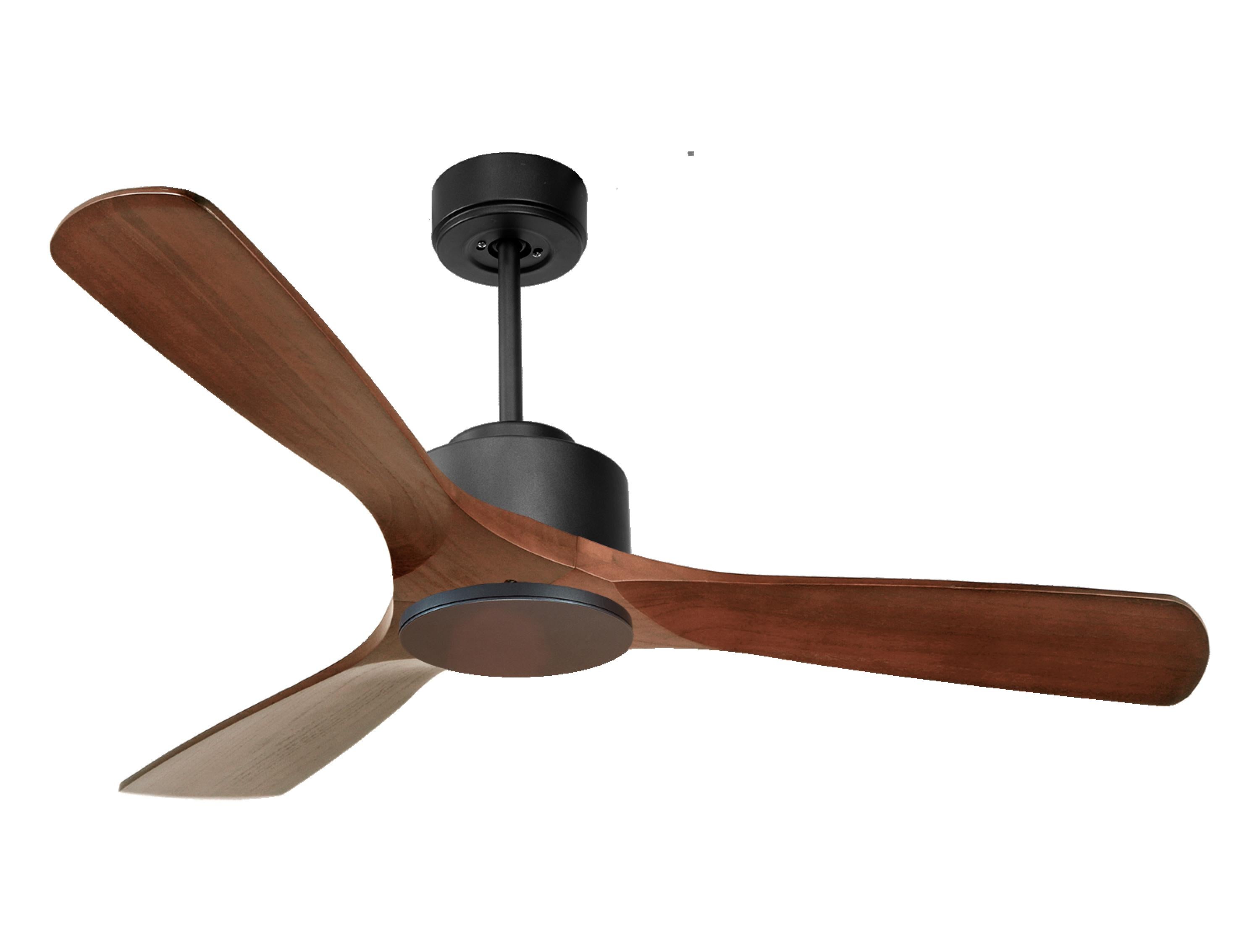Ventilador de techo sin luz motor dc zafiro klassfan marrón 132 cm