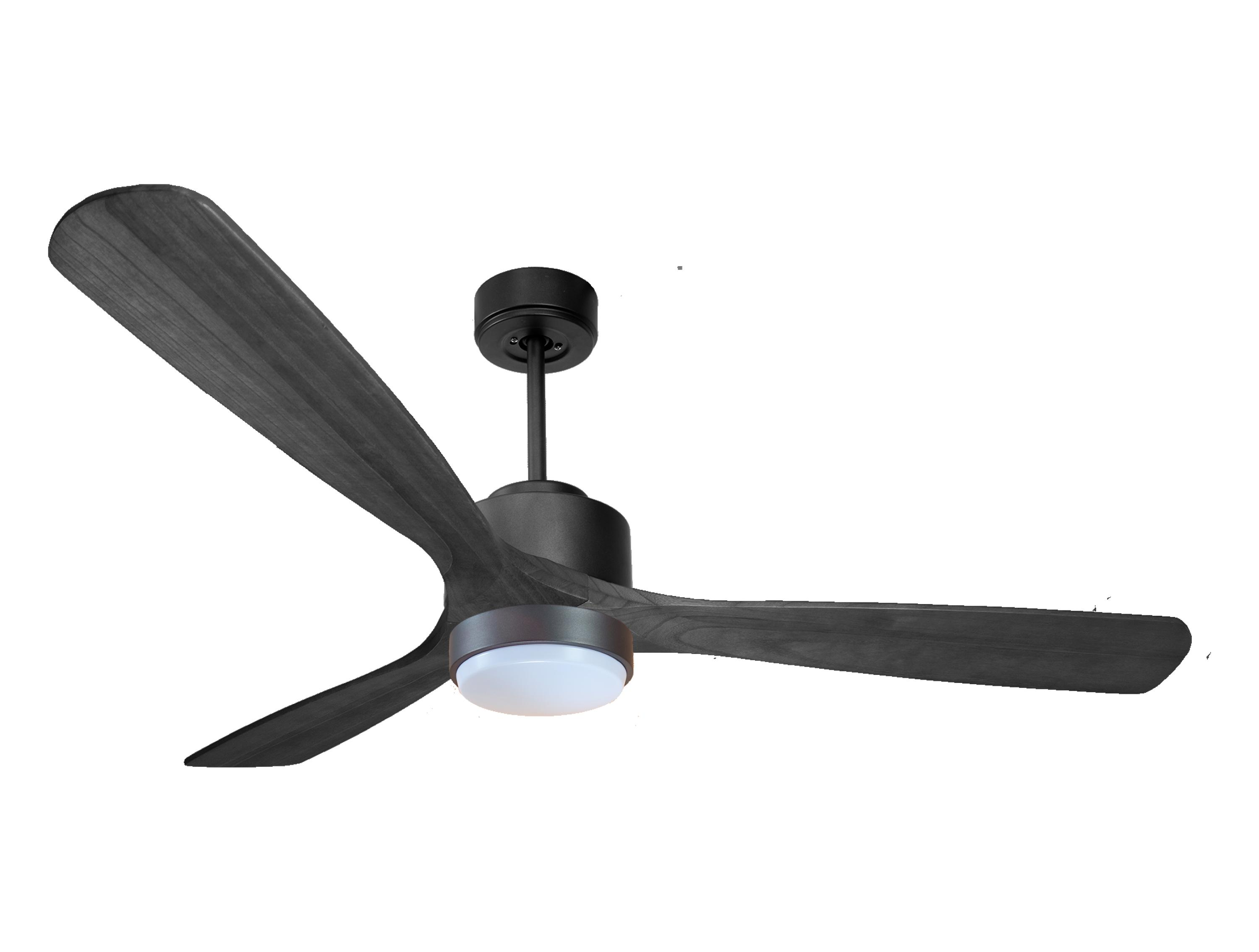 Ventilador de techo con luz motor dc zafiro d166 01 11 11 purline negro 166 cm