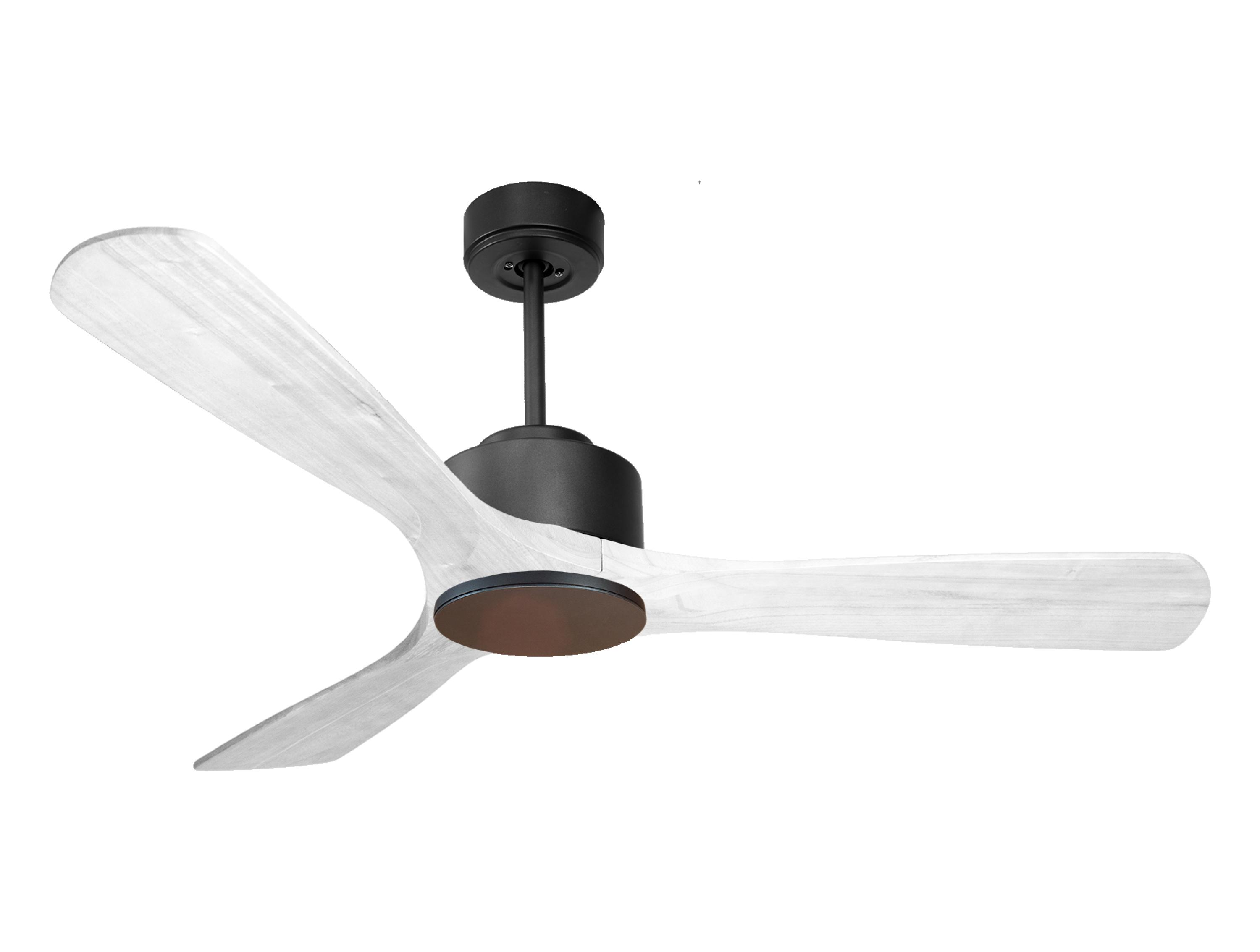 Ventilador de techo sin luz motor dc zafiro klassfan marrón 132 cm