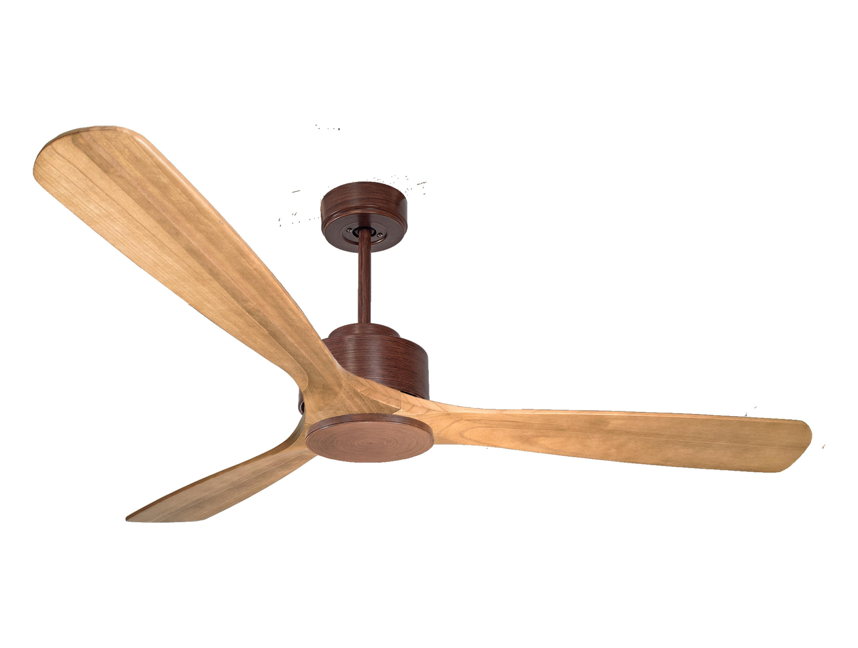 Ventilador de techo sin luz motor dc zafiro klassfan marrón 166 cm
