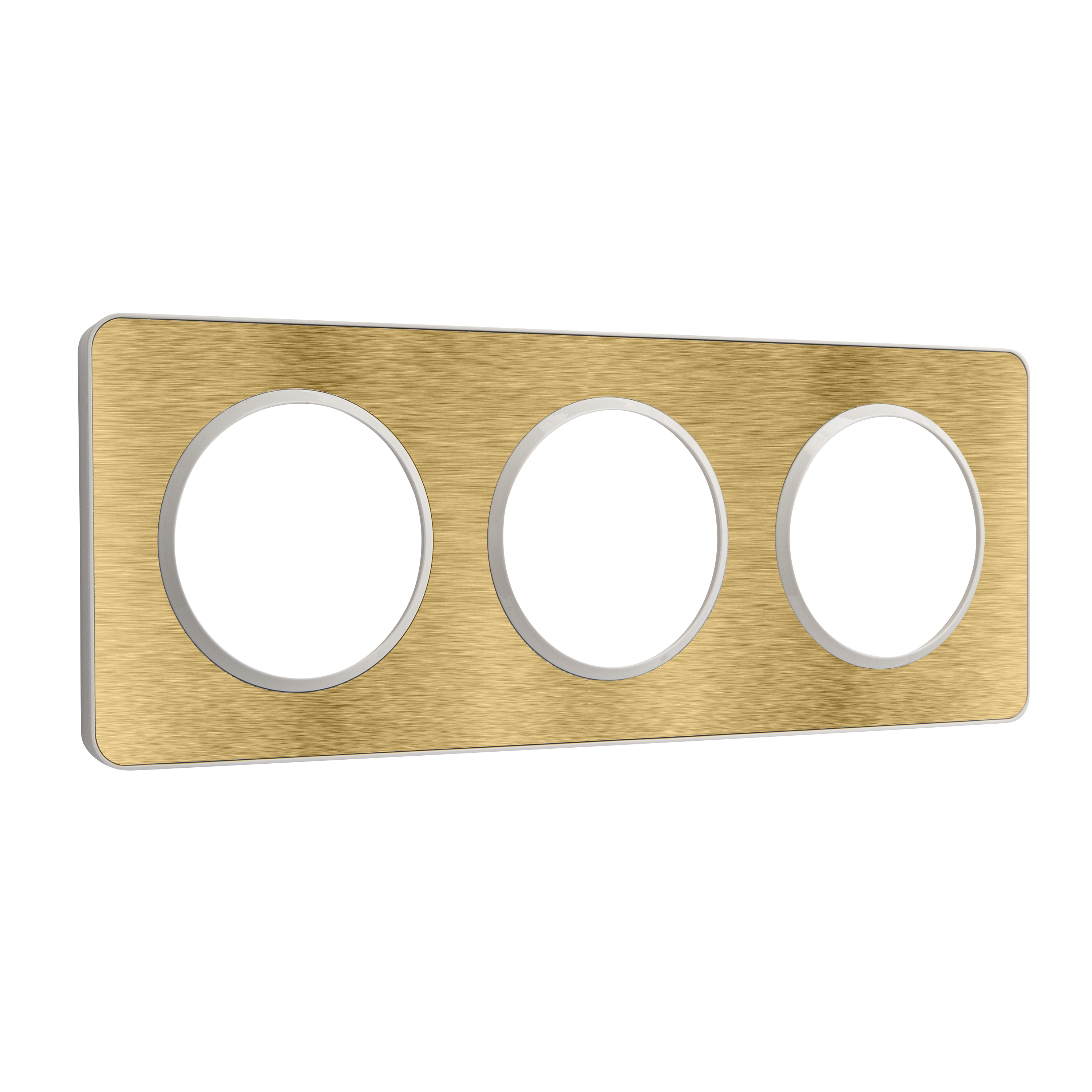 Plaque triple Lumia, LEXMAN, métal laiton - 2