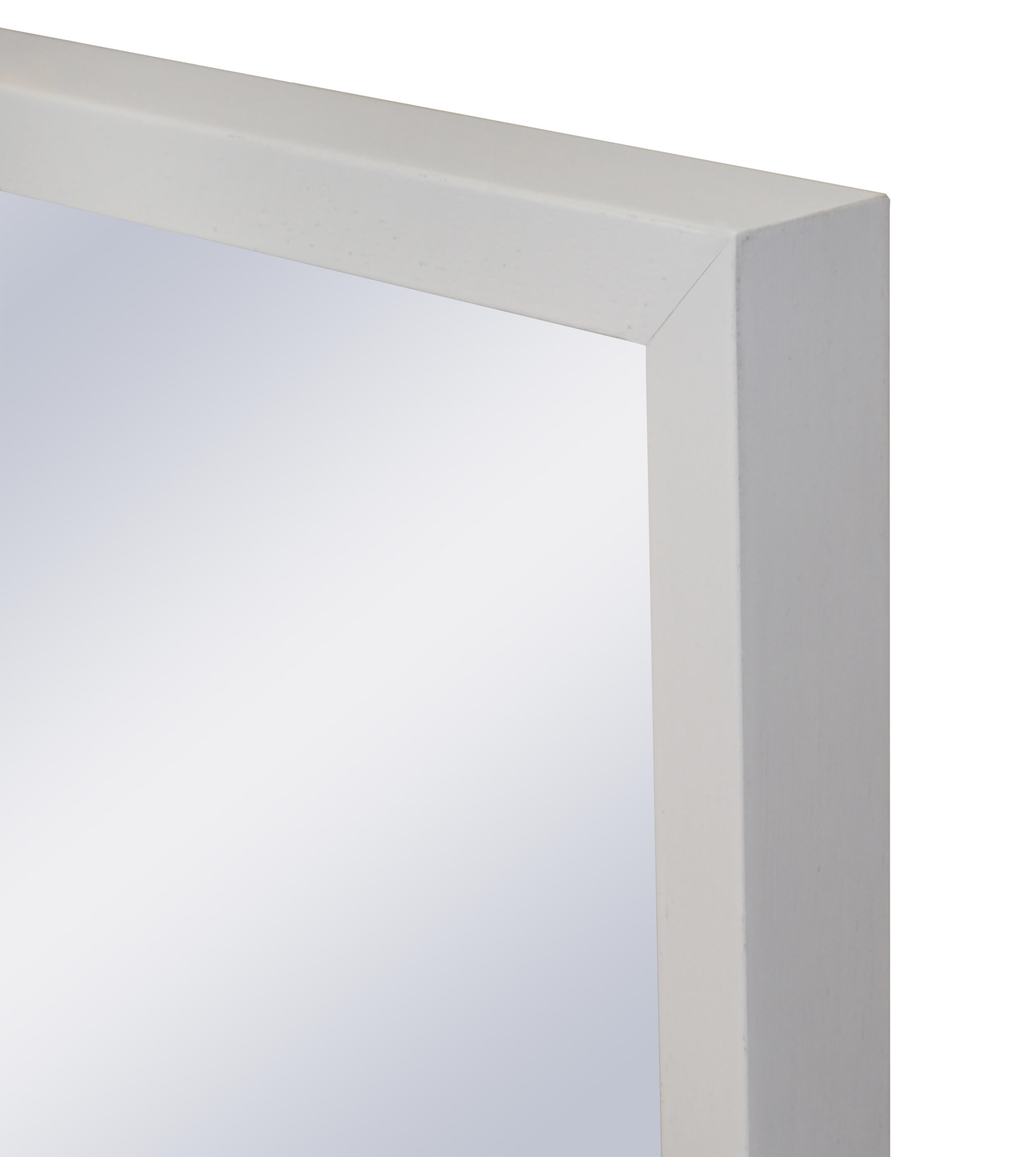 Espejo enmarcado con pie (suelo) rectangular Nordic madera blanco mate  de 74x174 cm - 5