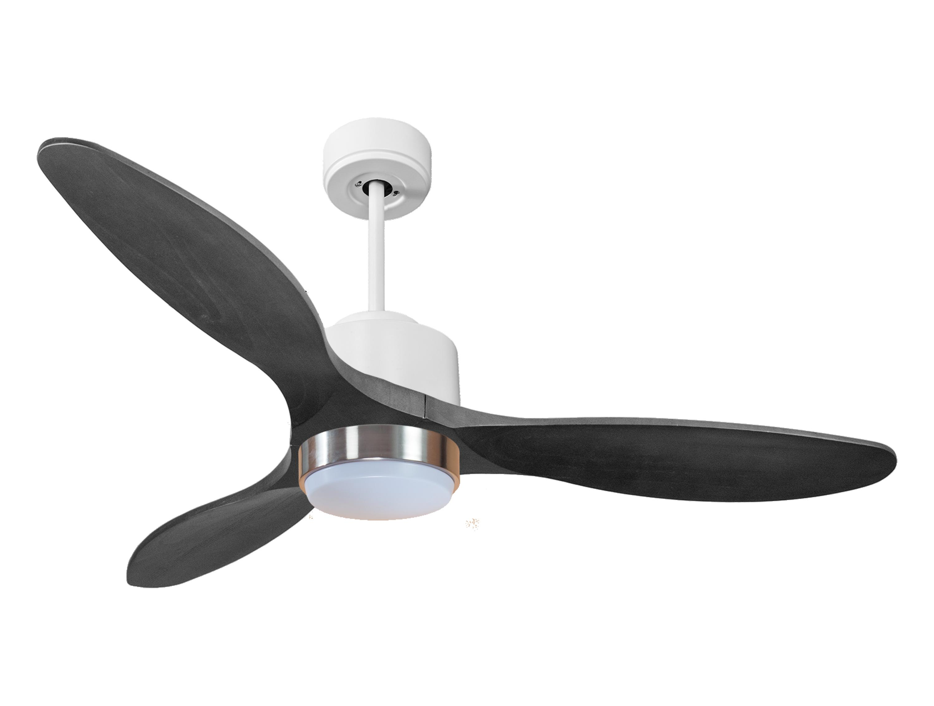 Ventilador de techo con luz motor dc lima d132 01 12 17 purline blanco 132 cm