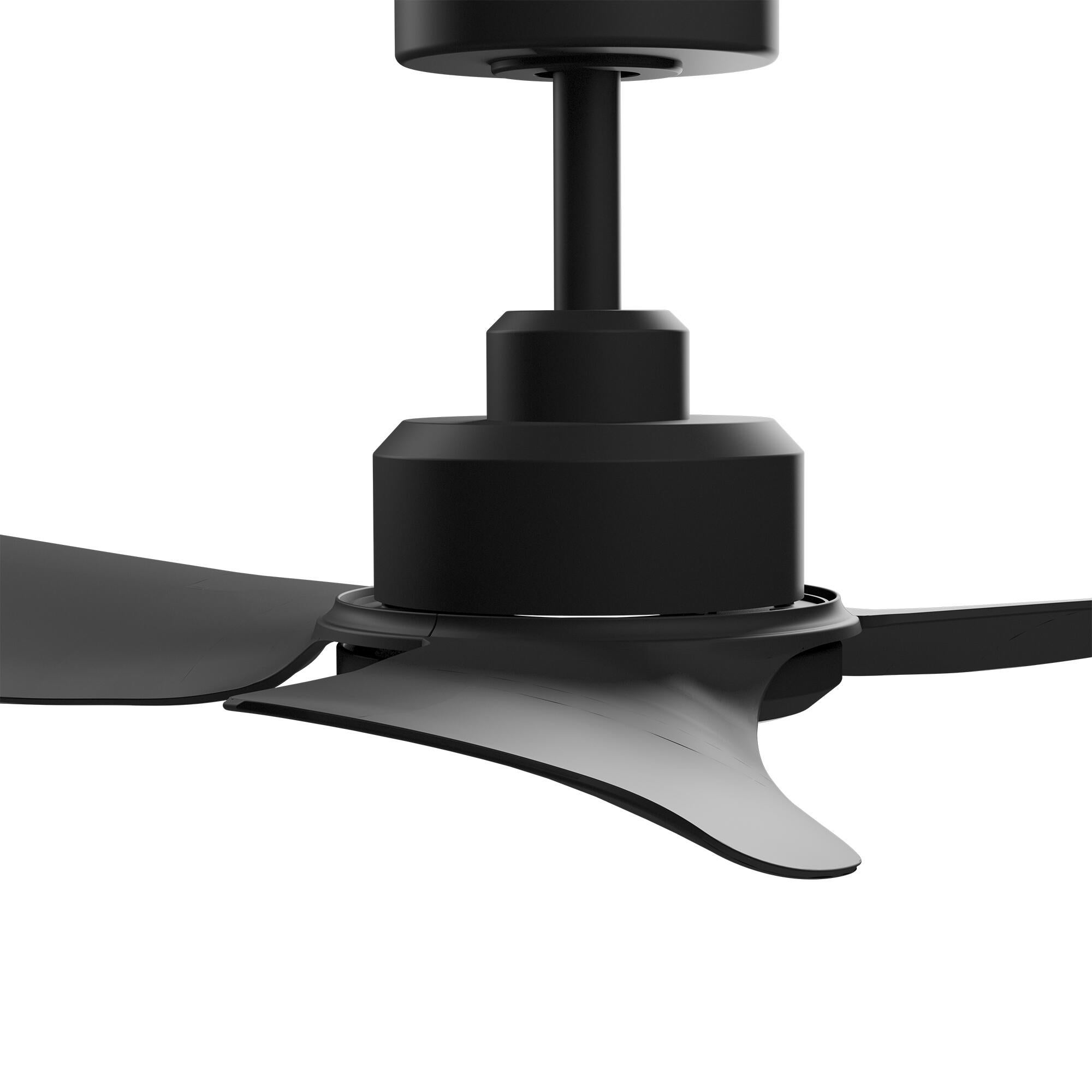 Ventilador de techo con luz silencioso DC Arte Confort Adriana negro 122 cm - 10