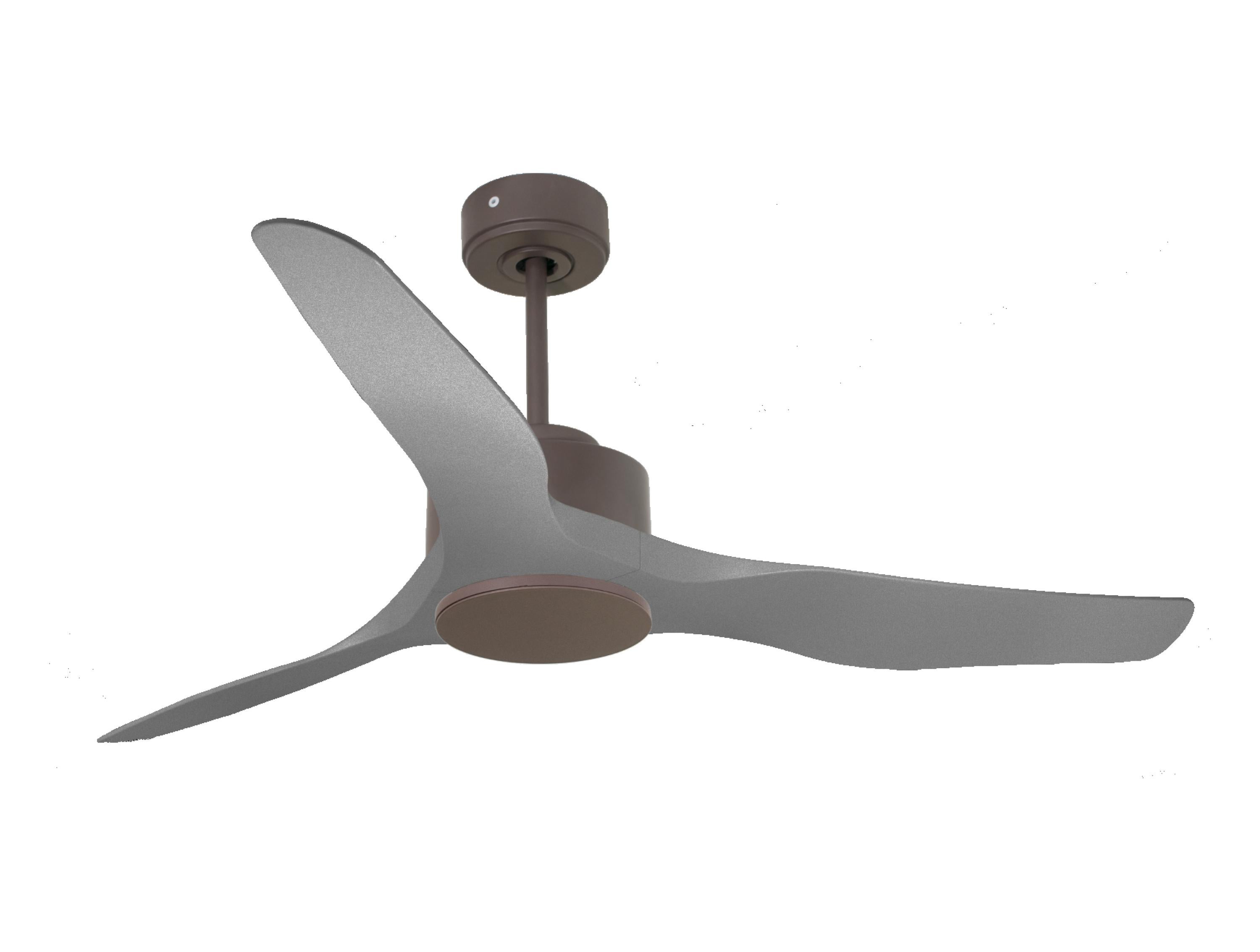 Ventilador de techo sin luz motor dc baza d127 07 14 purline plata 127 cm