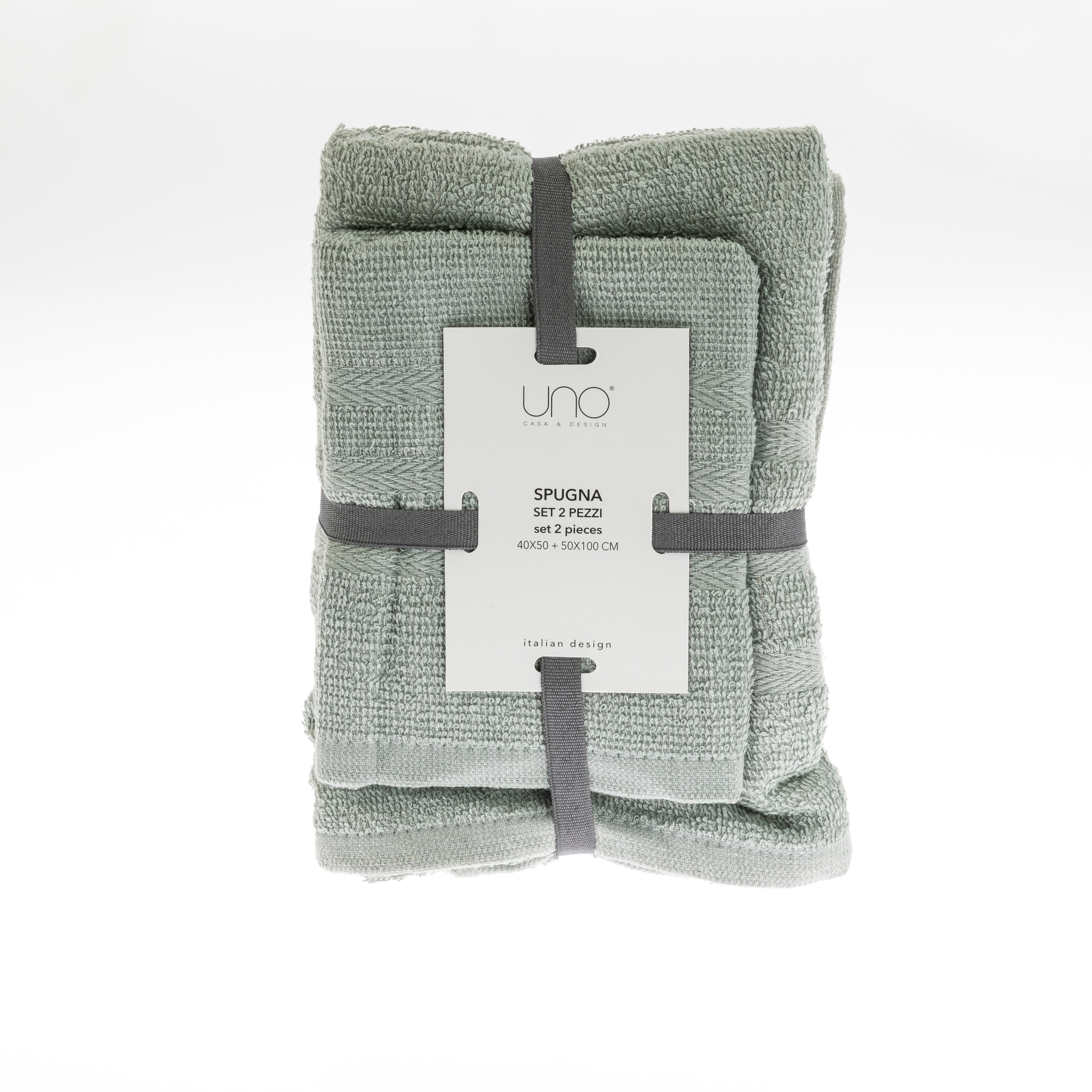 Asciugamano JAMES cotone 100% COLORI ASSORTITI  16 x 25 cm, set di 2 pezzi - 2