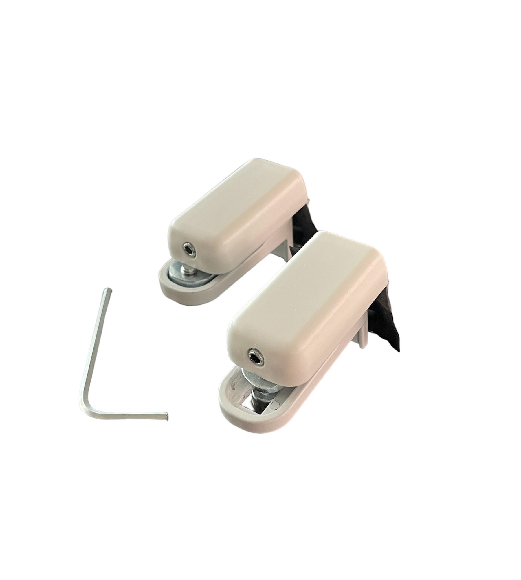 Juego de 2 soportes para ventana de estor paqueto blancos - 2