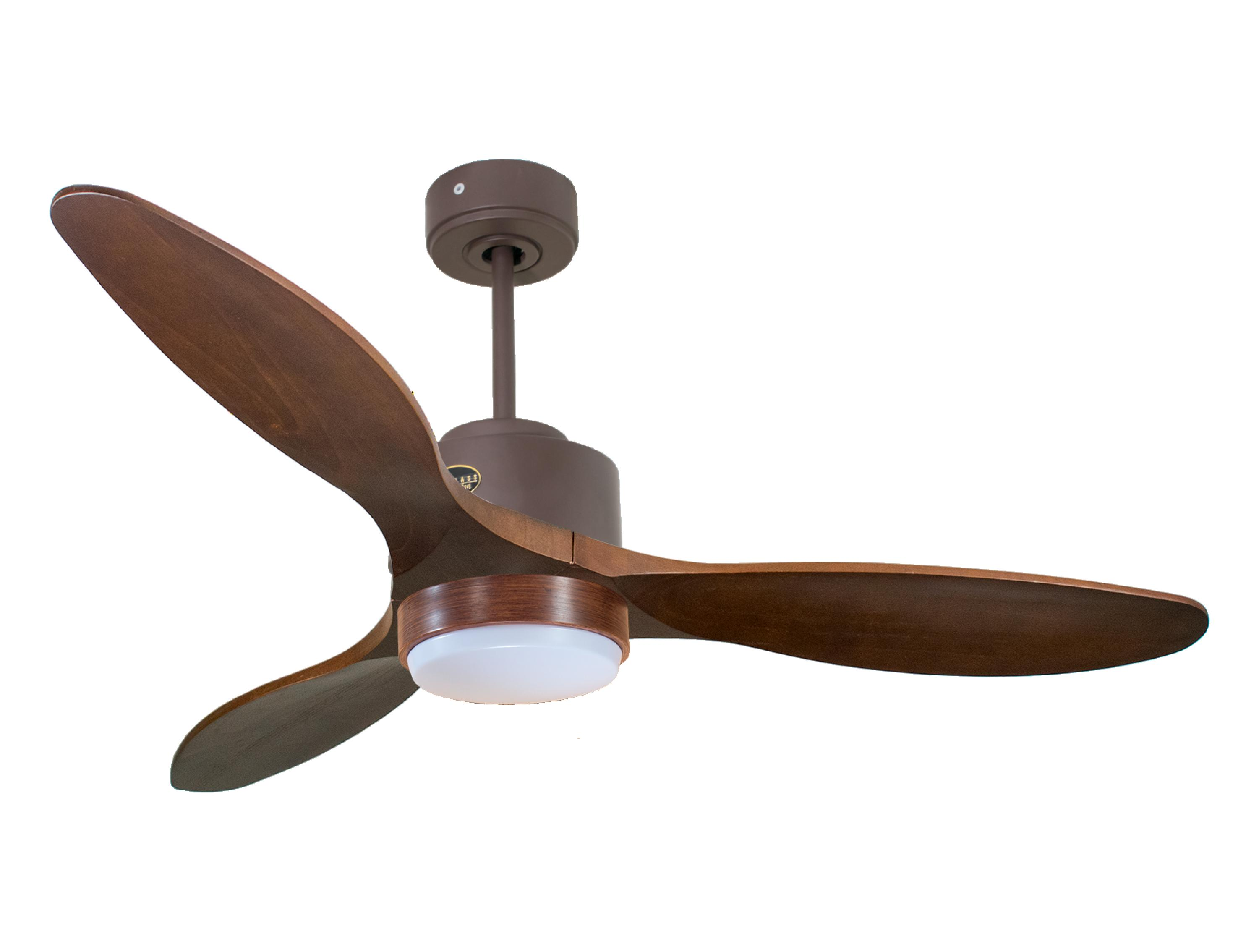 Ventilador de techo con luz motor dc lima d132 04 14 16 purline marrón 132 cm