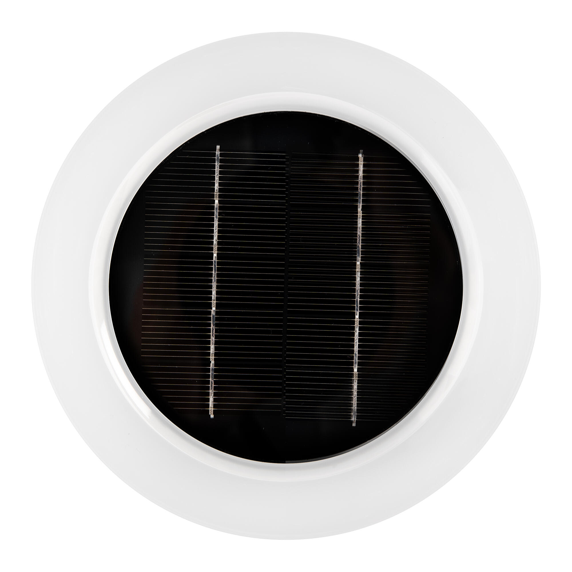 Lámpara de mesa solar sin cables gris/plata de exterior con sensor crepuscular luz LED intensidad regulable Mara IP54 y 8hrs autonomía - 2