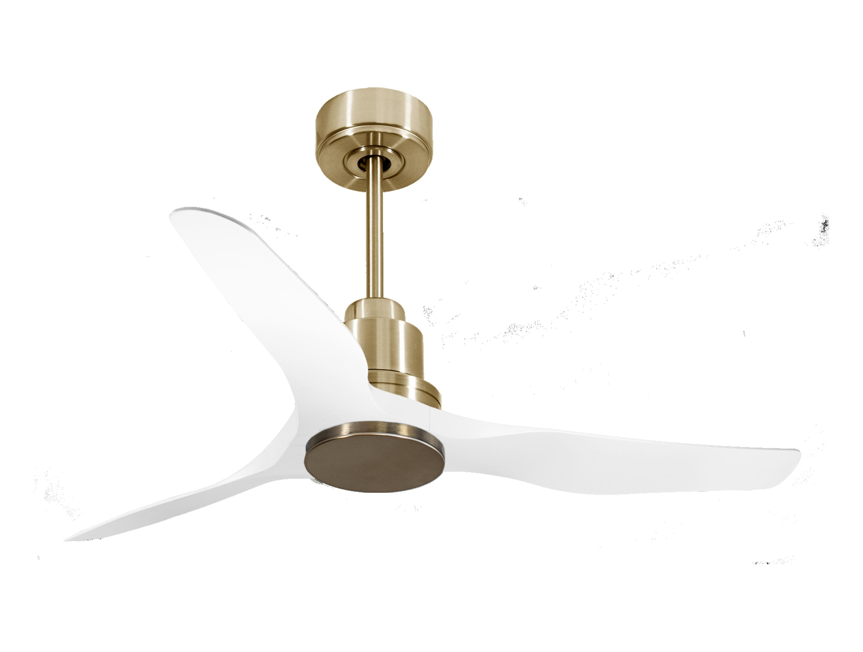 Ventilador de techo sin luz motor dc baza d127 02 37 purline blanco 127 cm