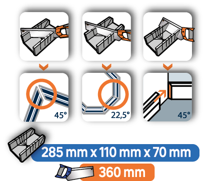 Caixa esquadria e serrote 360 mm Dexter - 6