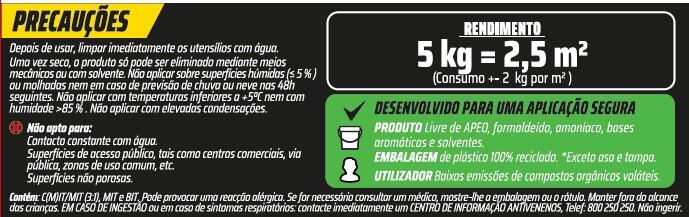 Membrana Impermeabilizante transitavel Ceys Aguastop cinza 5Kg - 3