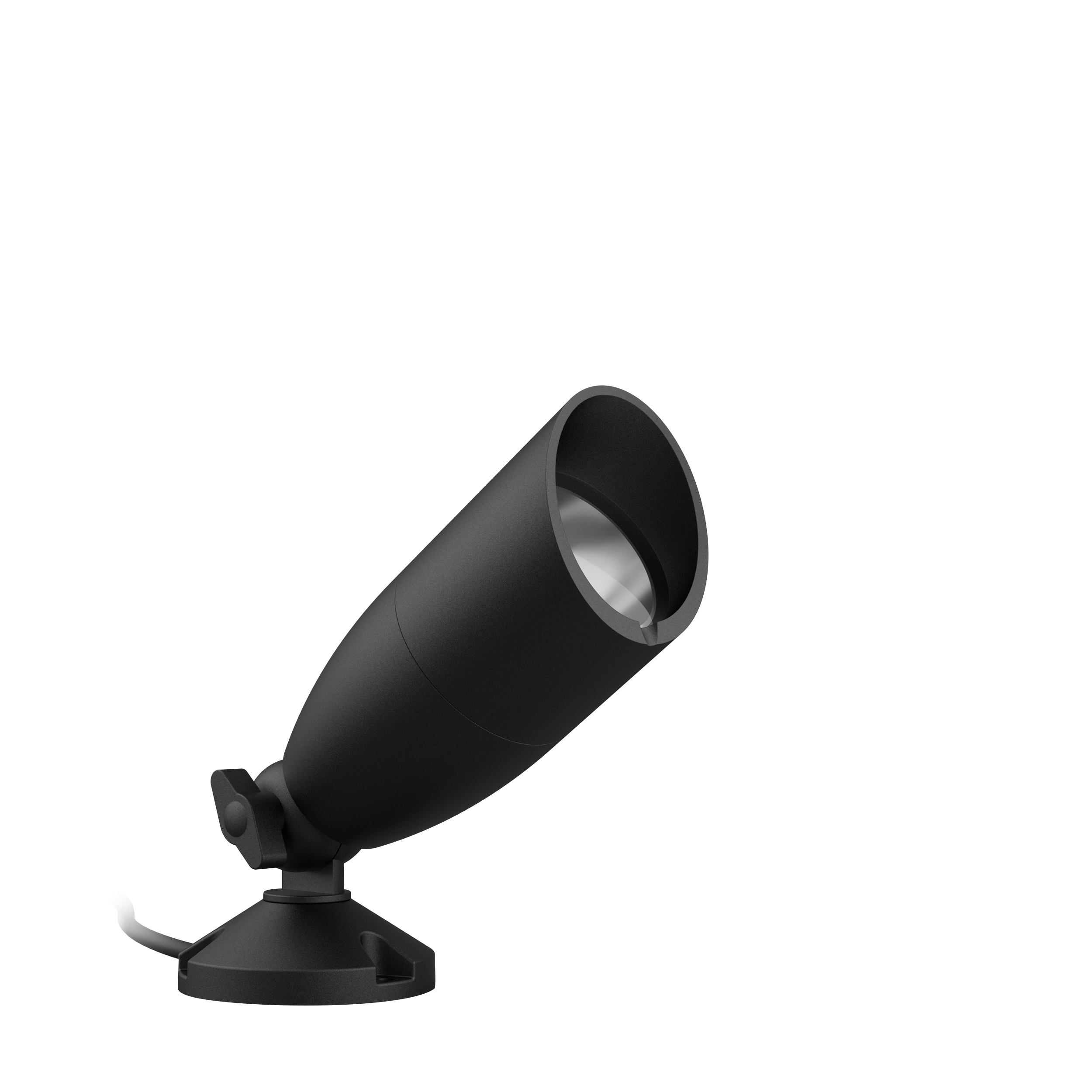 Reflektor ogrodowy naziemny czarny IP65 RGBW Wiz