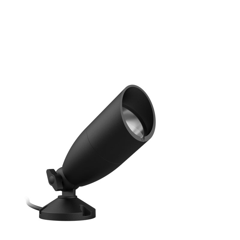 Reflektor ogrodowy naziemny czarny IP65 RGBW Wiz