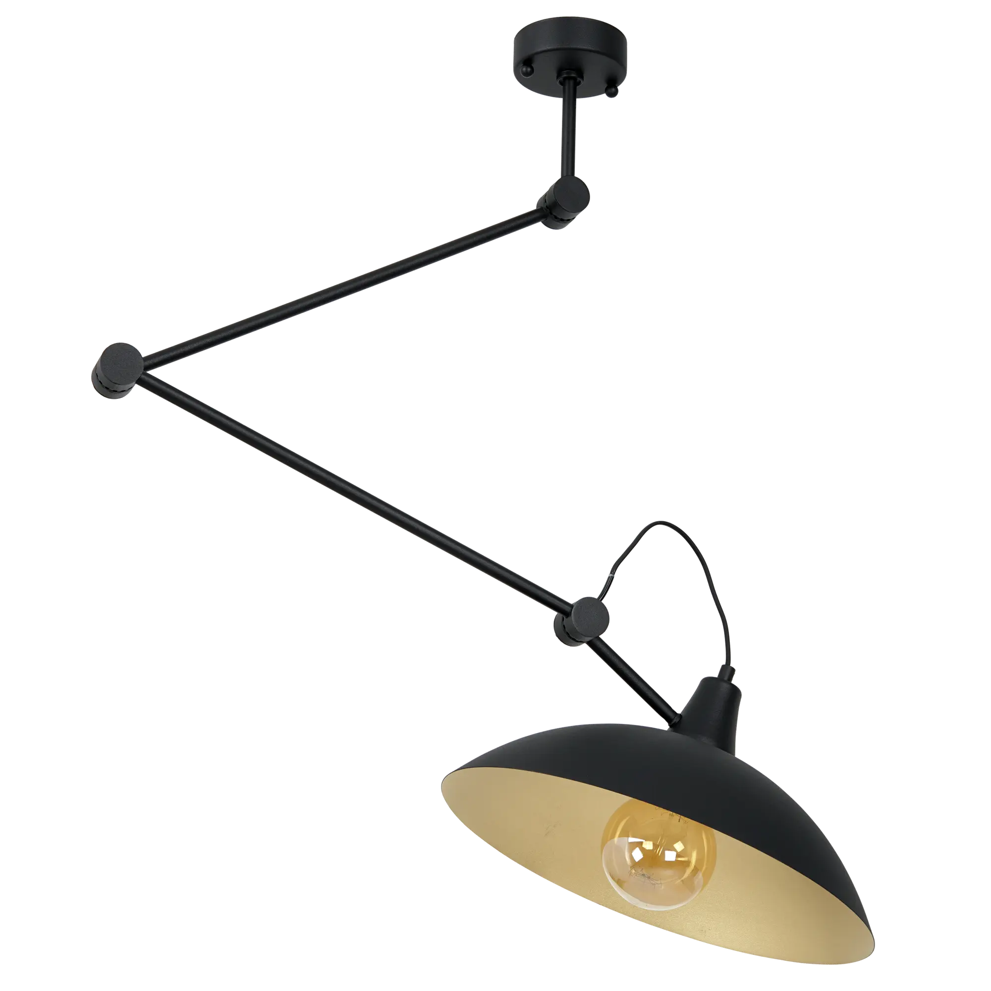 Lampa wisząca Melos czarna E27 Aldex