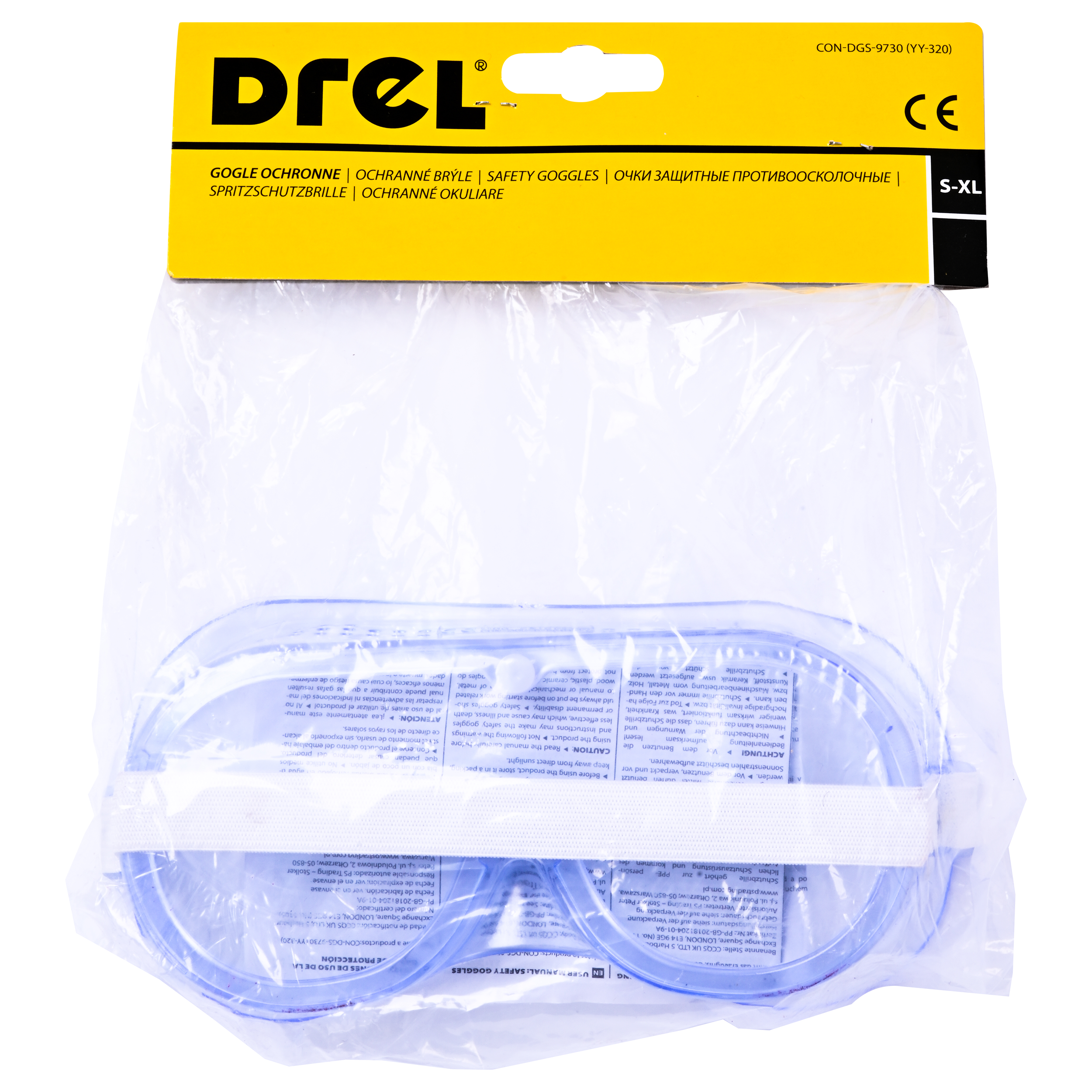 Gogle ochronne przeciwodpryskowe CON-DGS-9730 - 8
