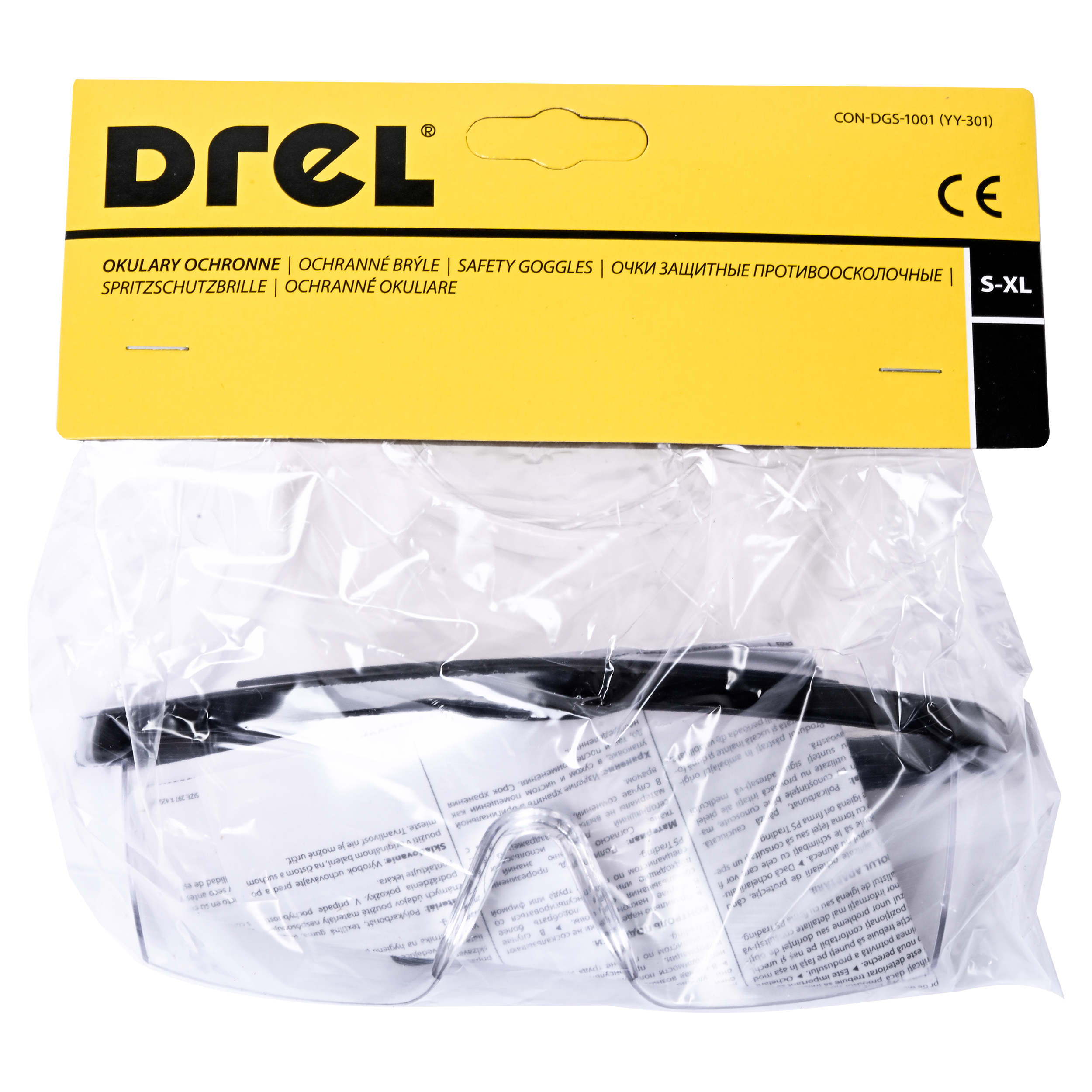 Okulary ochronne przeciwodpryskowe CON-DGS-1001 - 7