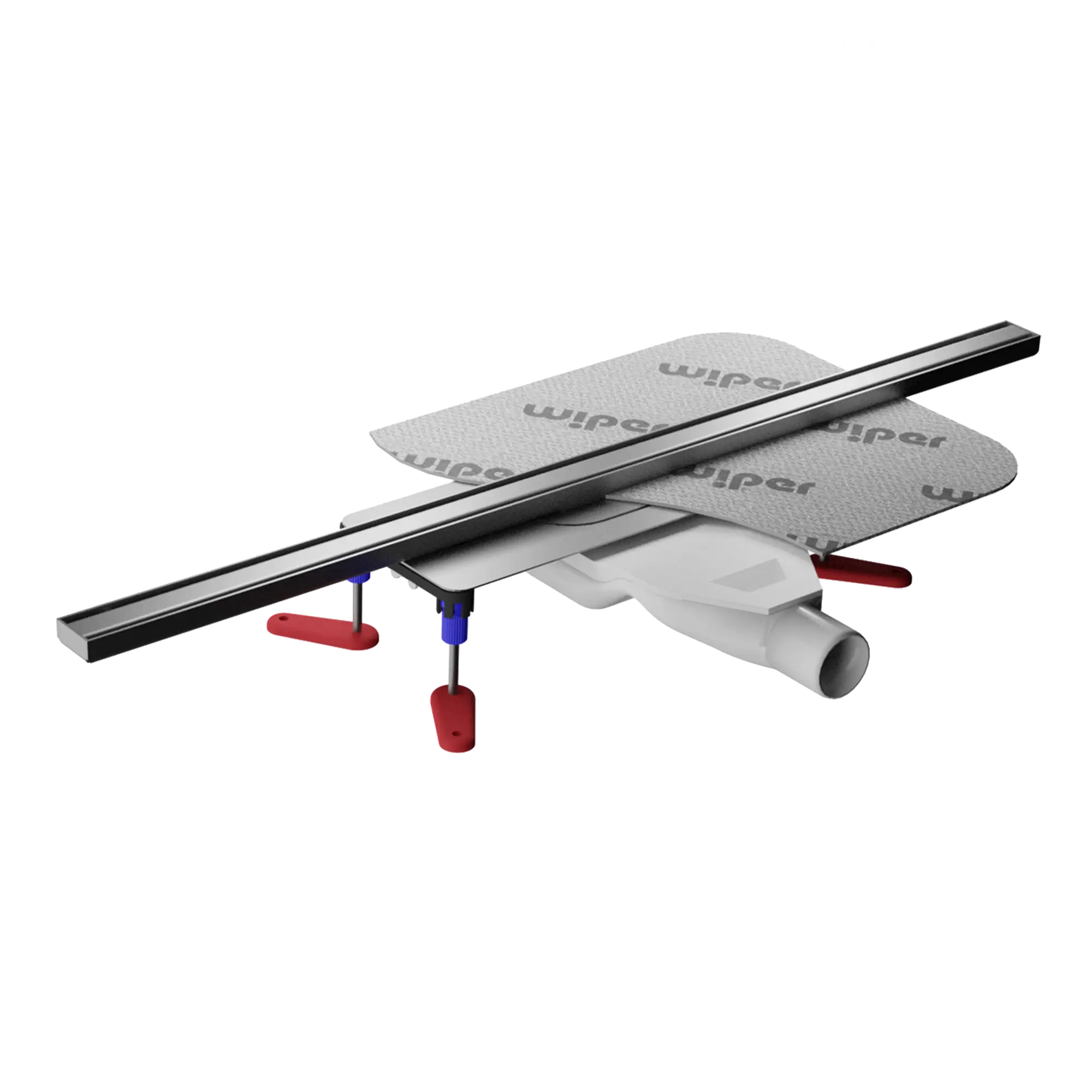 Rynna i kratka odpływu liniowego  800 mm srebrny POLER. ELEMENT WIPER - 5