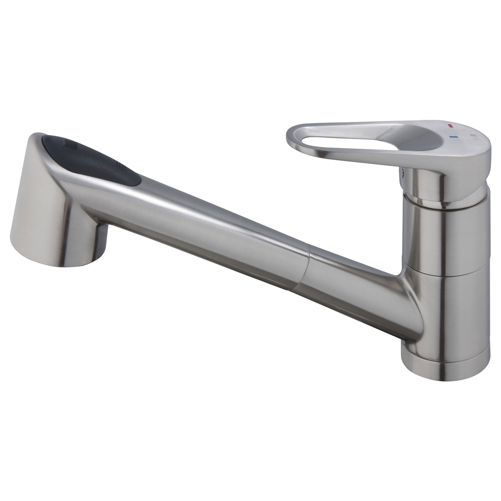 Grifo de cocina monomando horizontal essebagno embla ii en inox