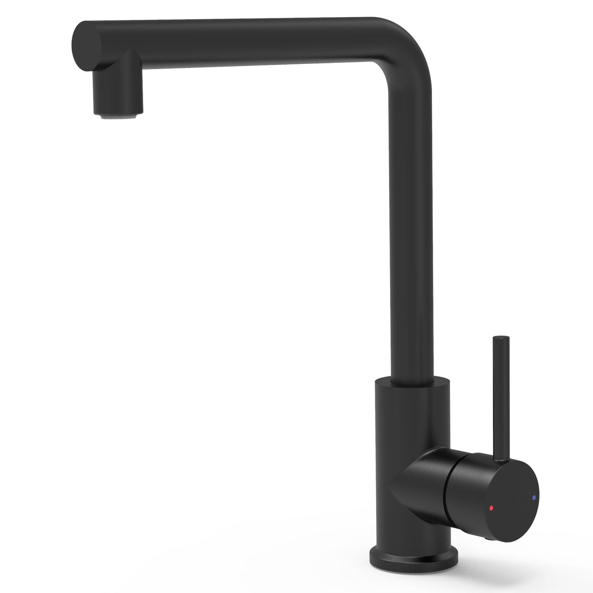 Grifo de cocina monomando alto essebagno pure ii en negro