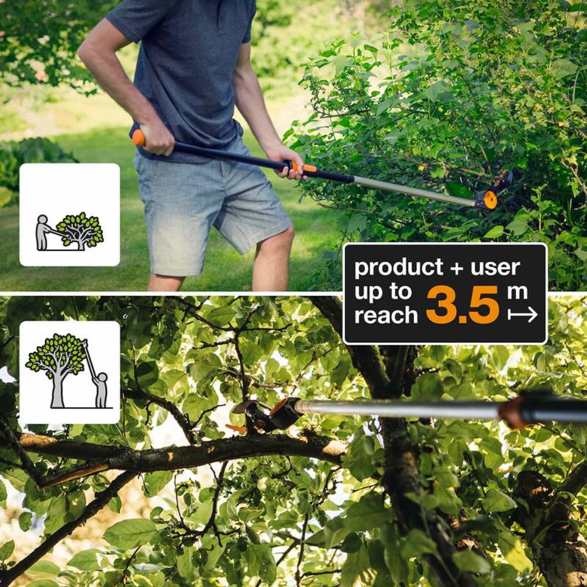 Coupe-Branches Multifonct. FISKARS PowerGear™X UPX82 portée 3,5m Ø32mm - 14