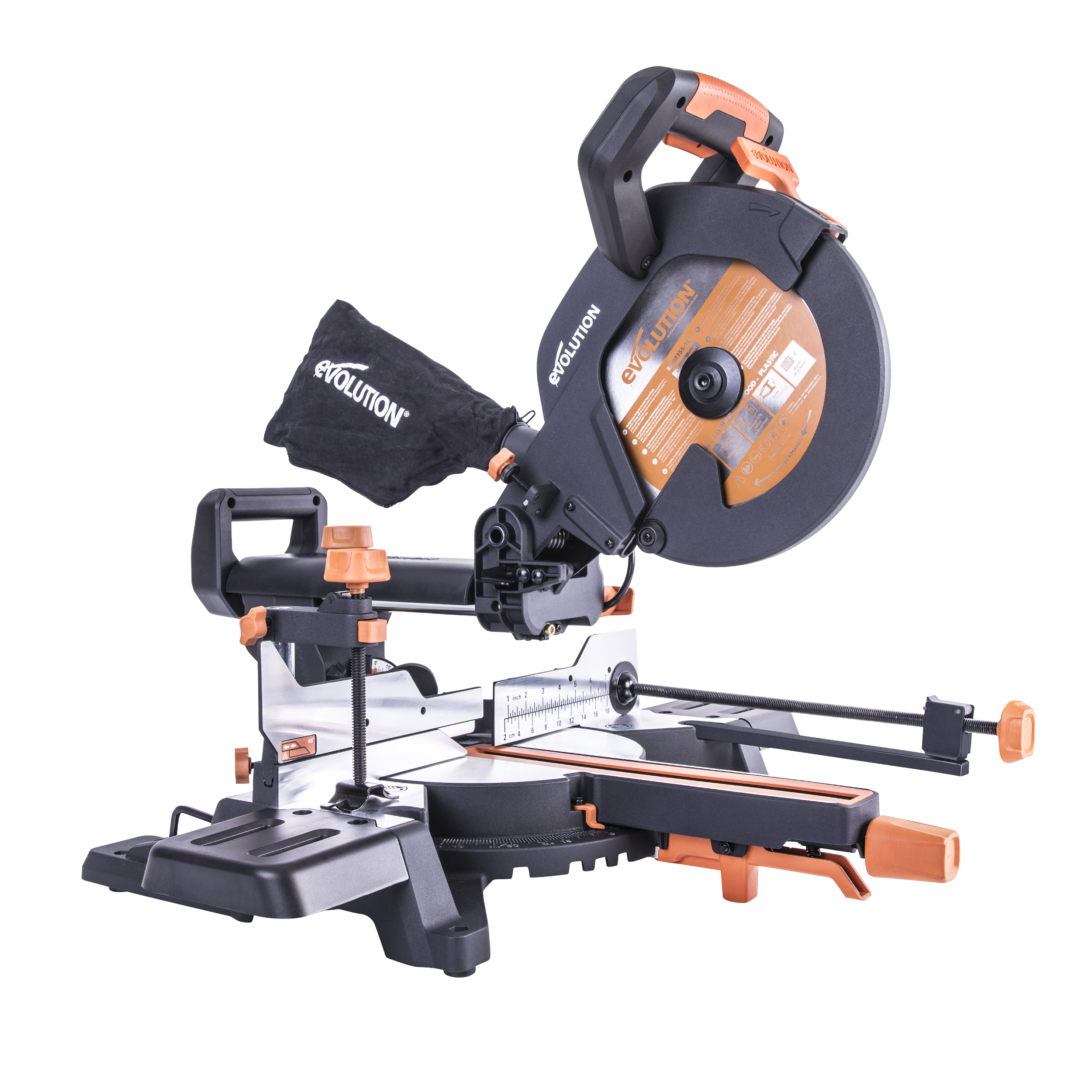 Pilarka ukosowa z przesuwem 255mm 2000W R255SMS+ EVOLUTION