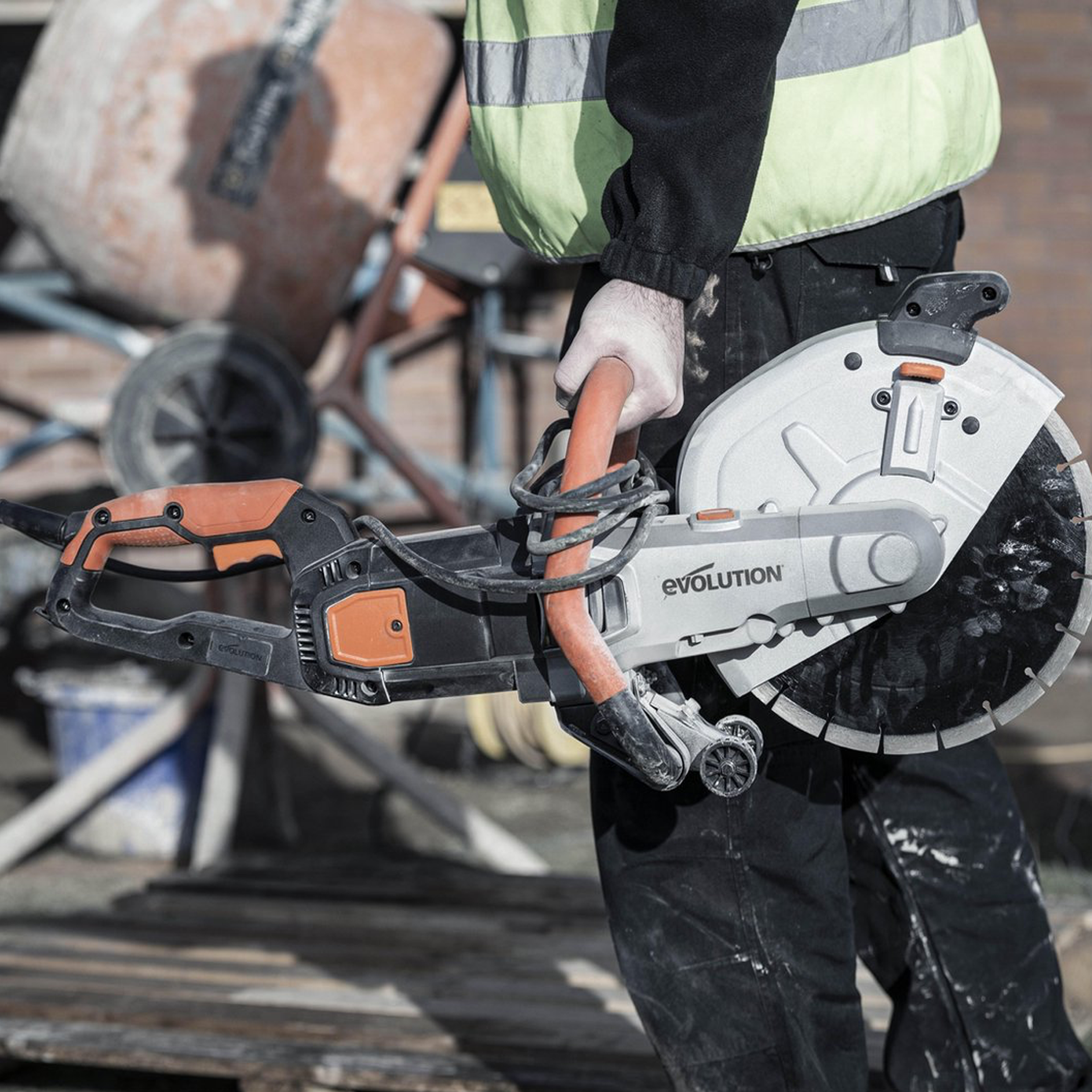 Przecinarka do betonu tarczowa 300mm 2400W R300DCT EVOLUTION - 3