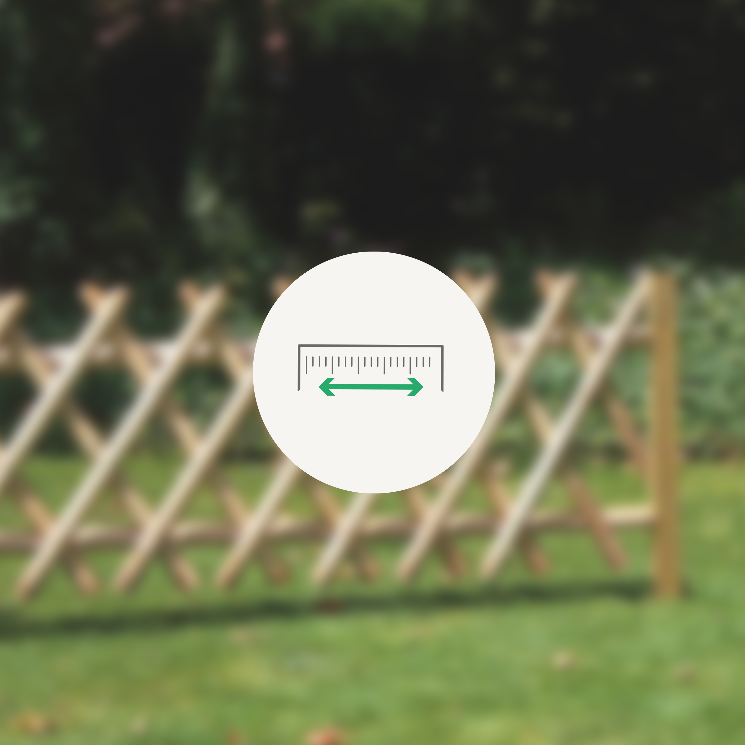 Barrière bois Forest Style naturel - 3