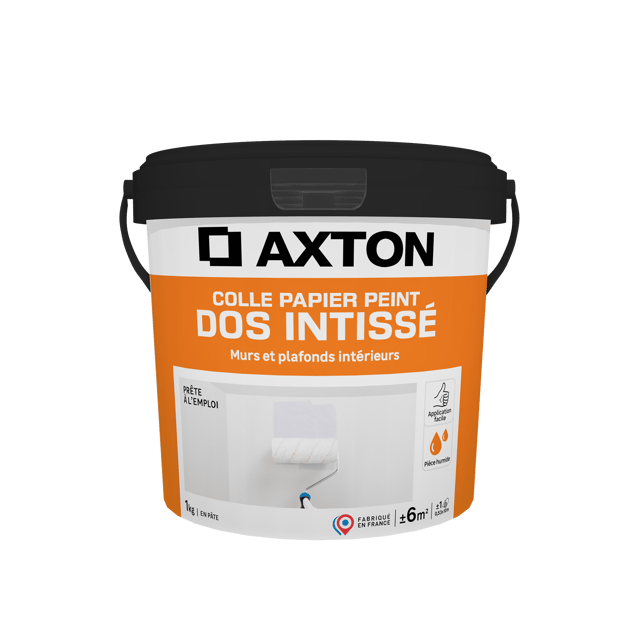 Colle en pâte pour papiers peints intissés AXTON, 1kg