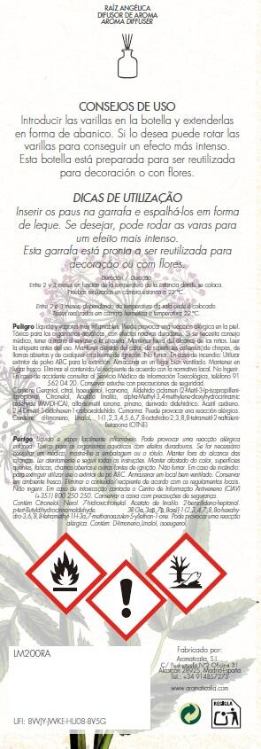 Ambientador 200ML RAIZ ANGELICA - 5