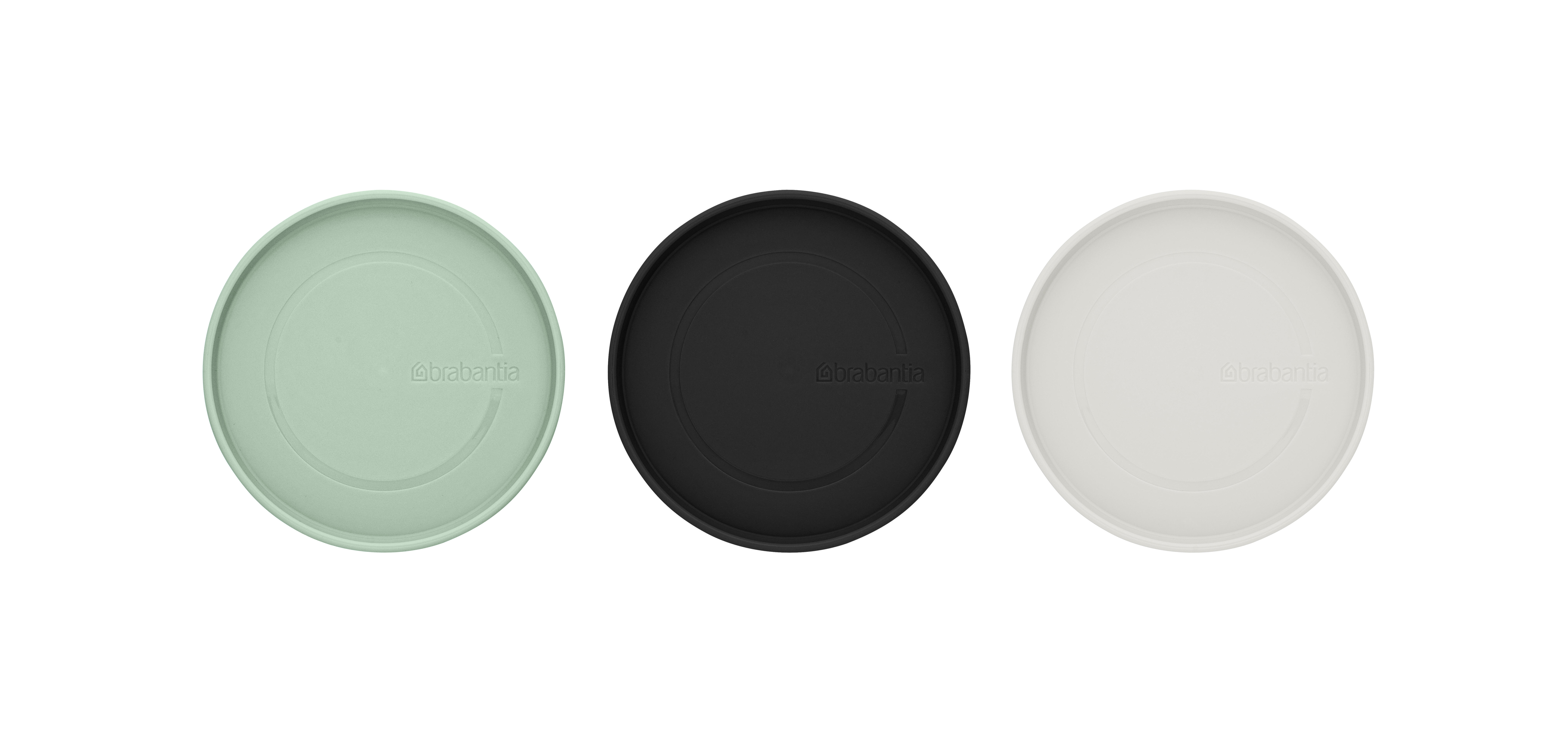 Bote de cocina set de 4 cuadrado gris claro - 3