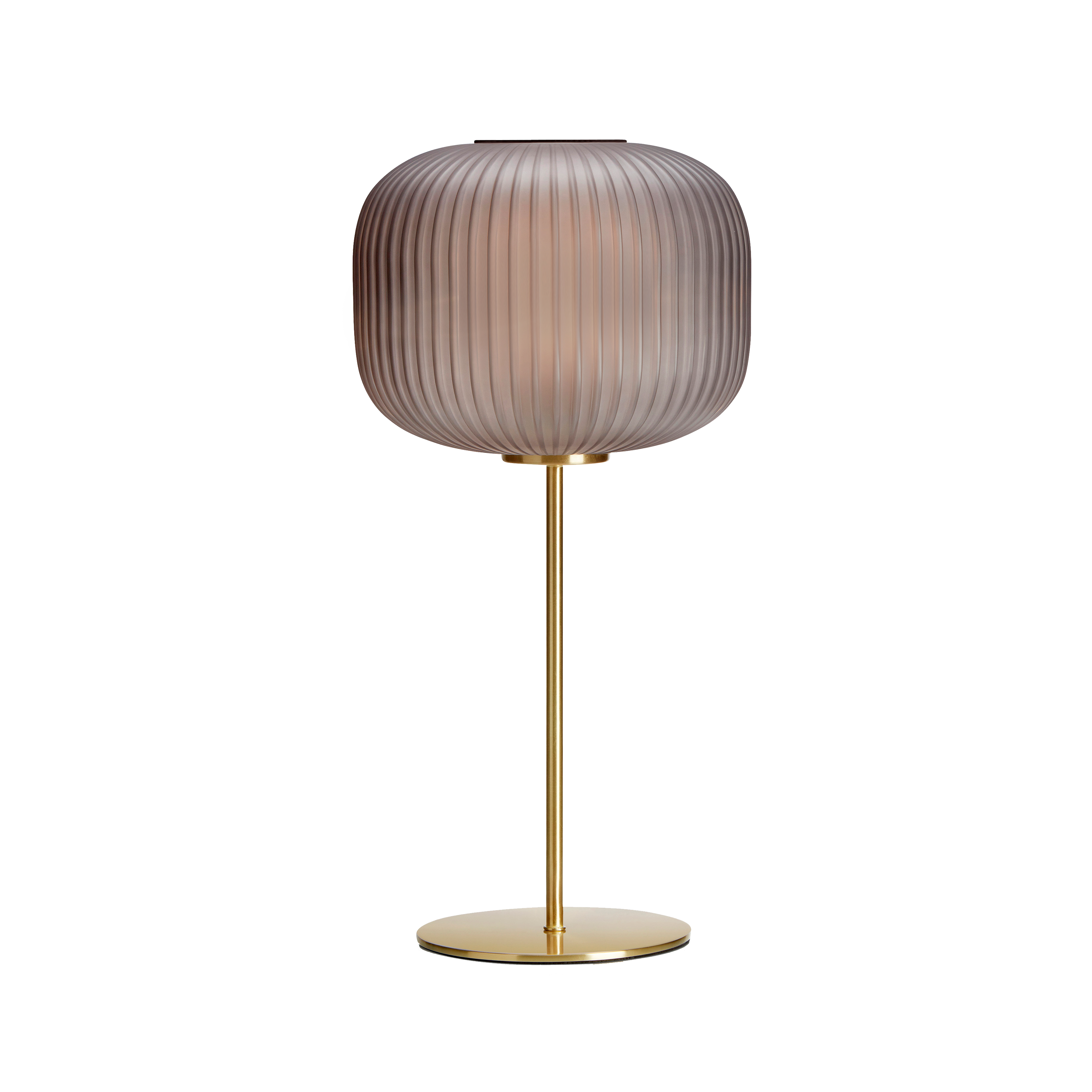 Lampa stołowa Sober szaro-złota E27 Markslojd
