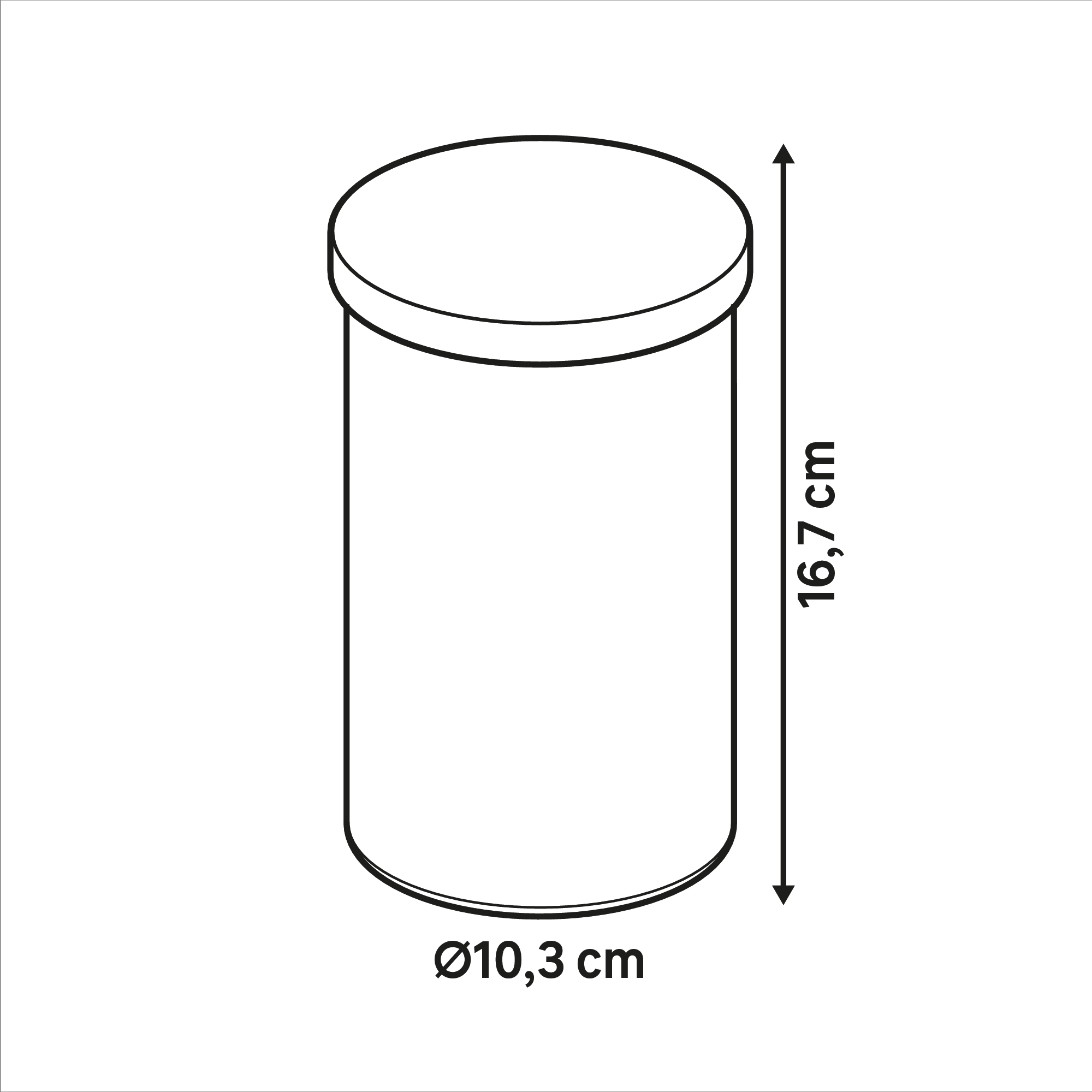 Bocal hermétique en verre et acier inoxydable, 0.86L DELINIA - 5