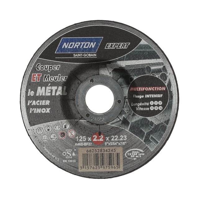 Disque Diamant à Tronçonner Clipper Norton Explorer 4x4, Diamètre 230 Mm